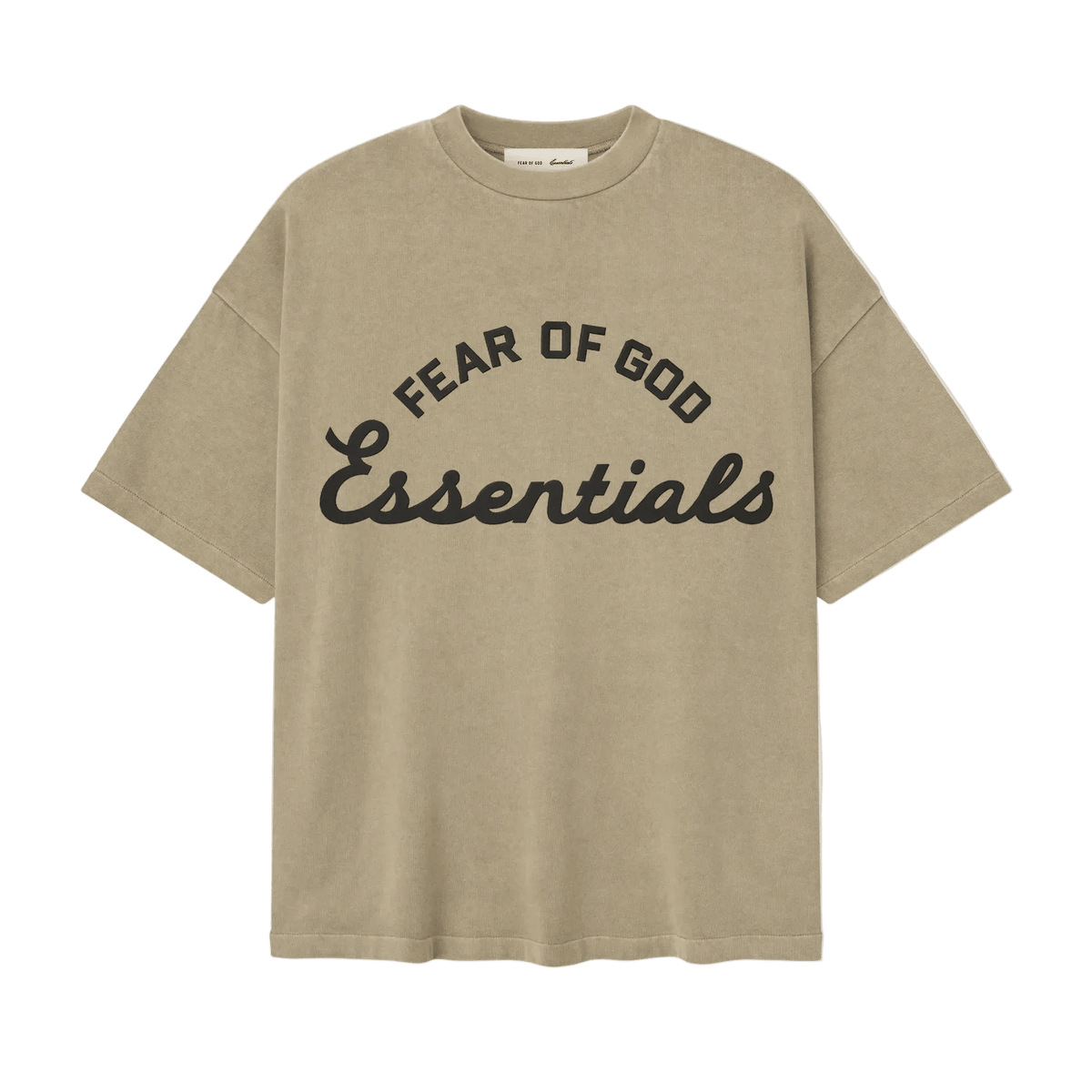 Fear Of God Essentials Training 90s Short Sleeve Tee Faded Dune - Im Your Wardrobe