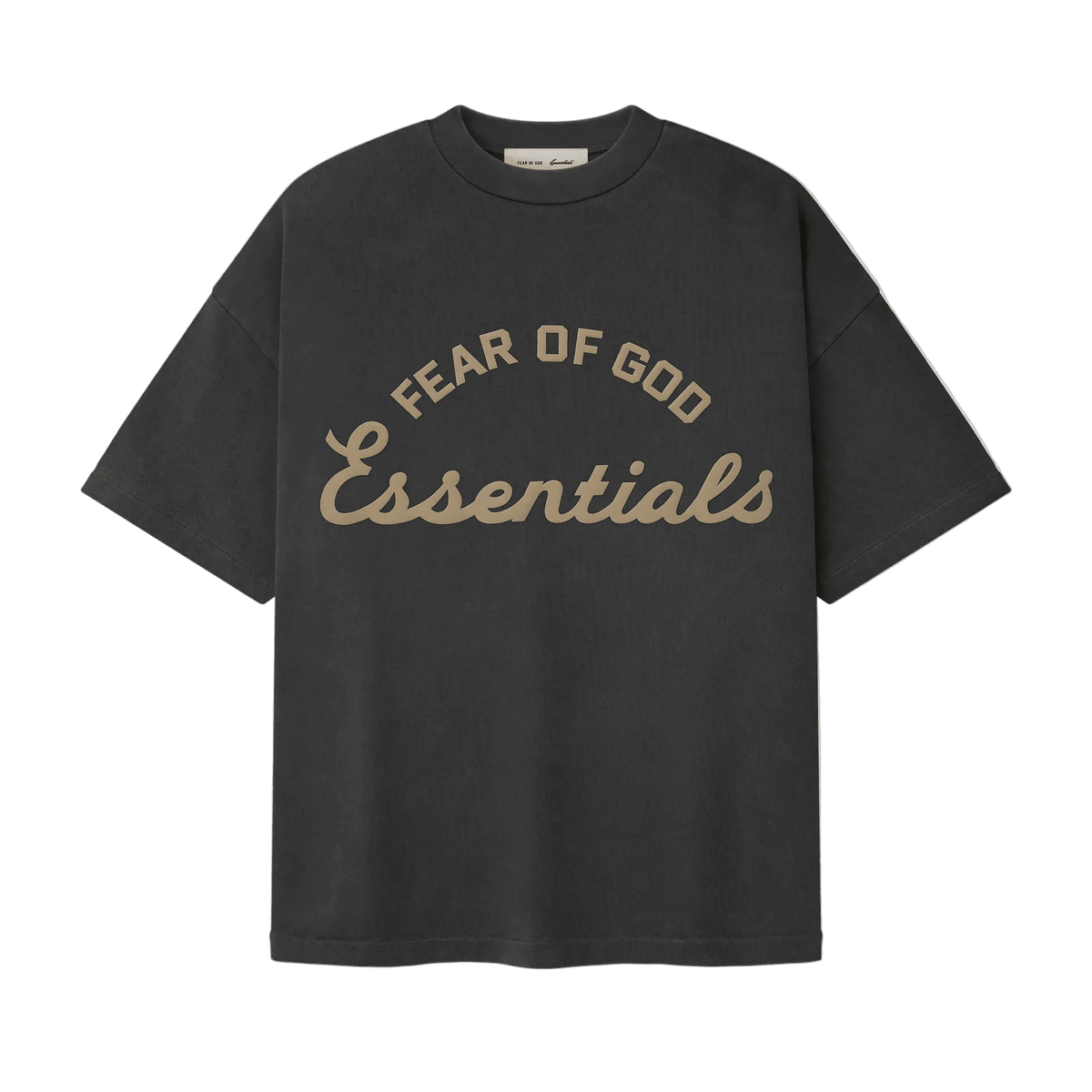 Fear Of God Essentials Training 90s Short Sleeve Tee Faded Iron Grey - Im Your Wardrobe
