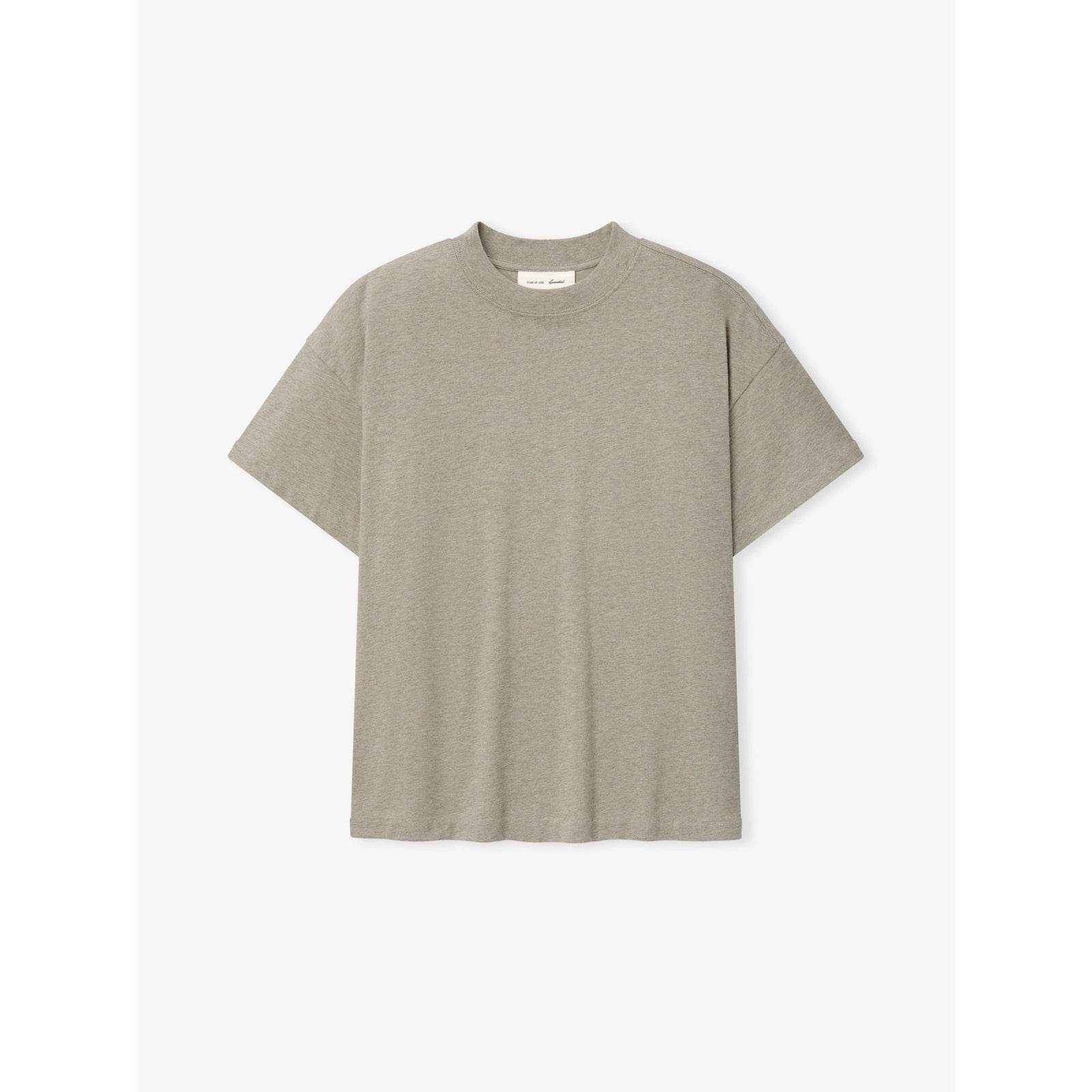 Fear of God Essentials Tri-Blend Essential Tee Slim Fit Seal Heather - Im Your Wardrobe
