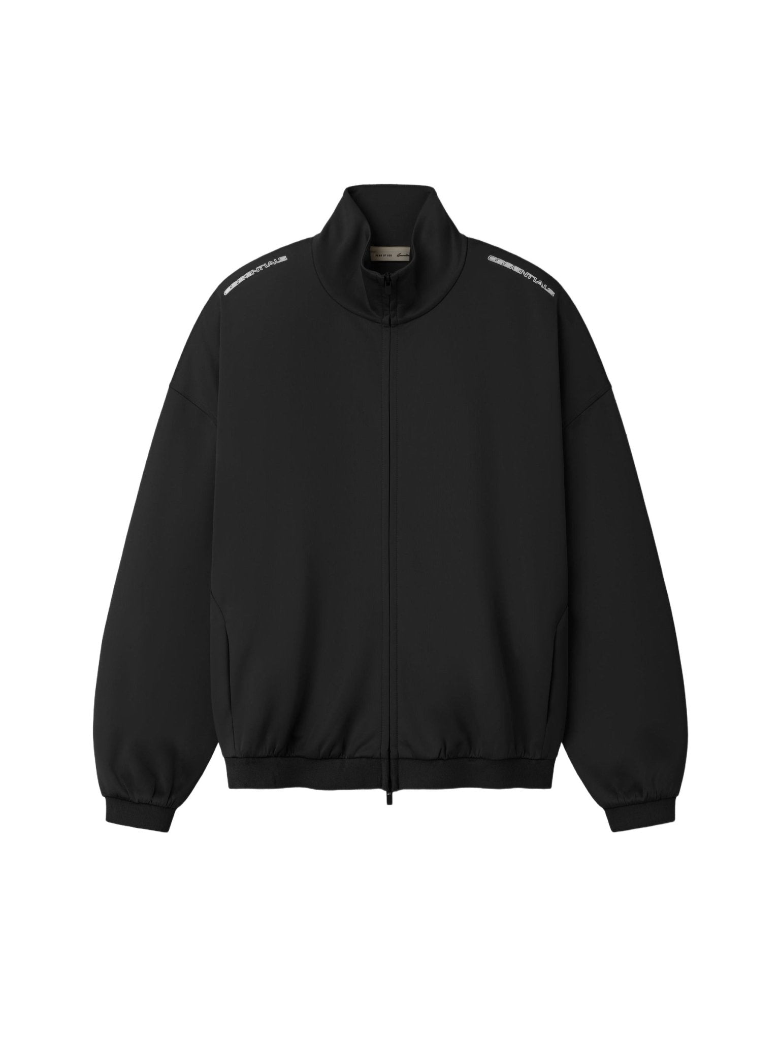 Fear of God Essentials Tricot Modern Track Jacket Black - Im Your Wardrobe