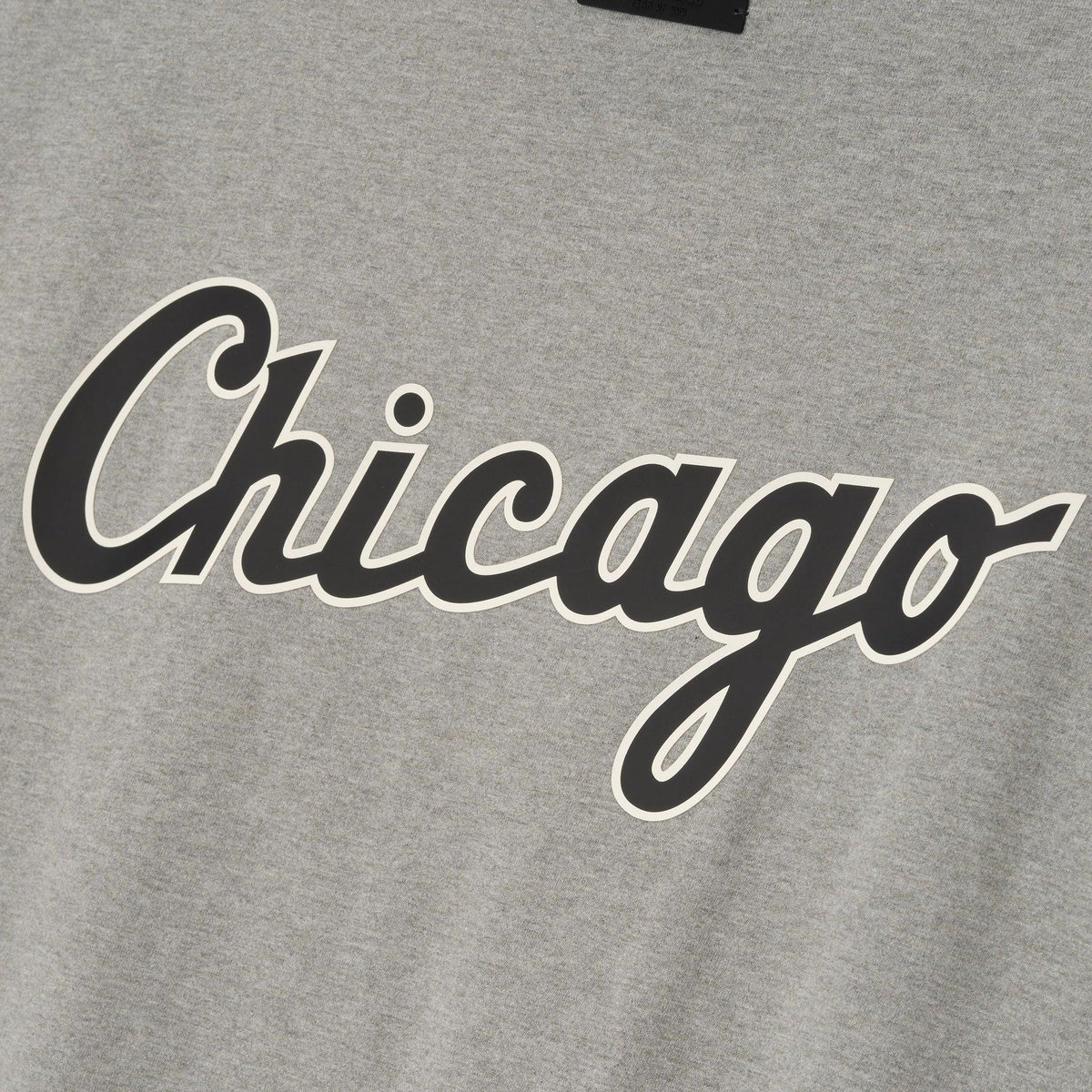 Fear of God Essentials White Sox 90's Tee Concrete Heather - Im Your Wardrobe