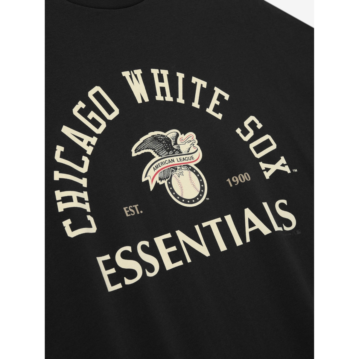 Fear of God Essentials White Sox American League Merch Tee Black - Im Your Wardrobe
