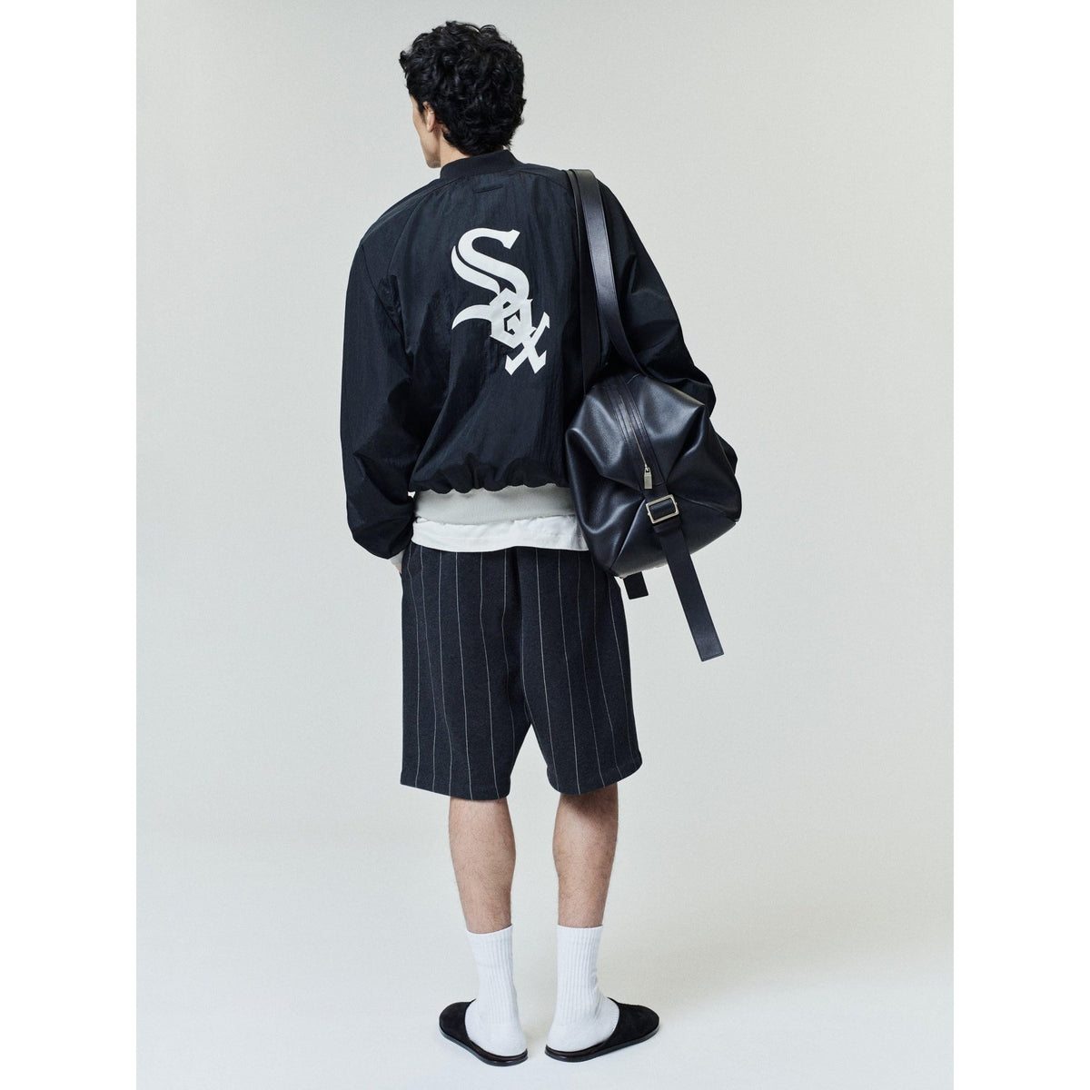Fear of God Essentials White Sox Half Zip Pullover Black - Im Your Wardrobe