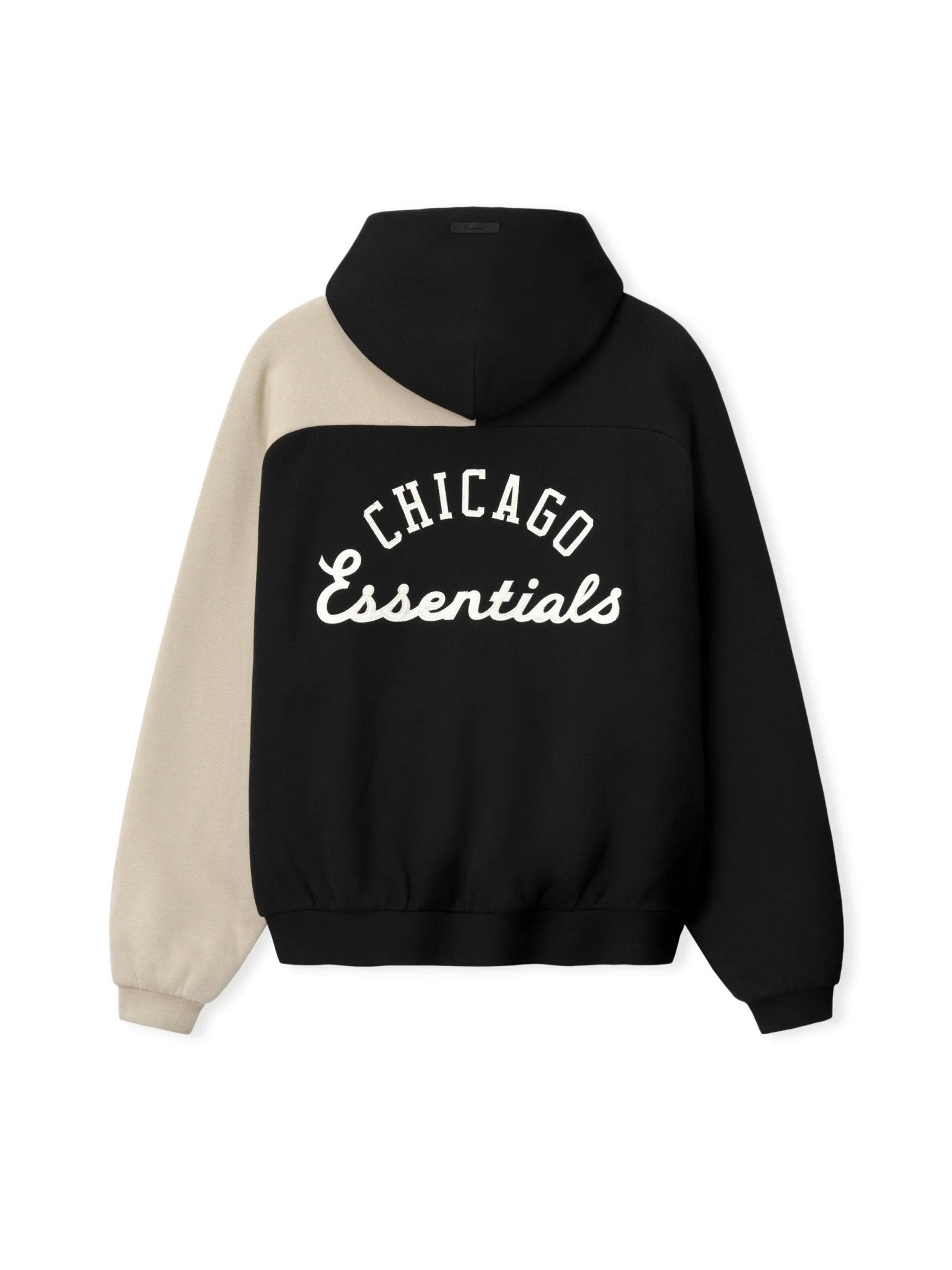 Fear of God Essentials White Sox Raglan Half Zip Sport Hoodie Black - Im Your Wardrobe