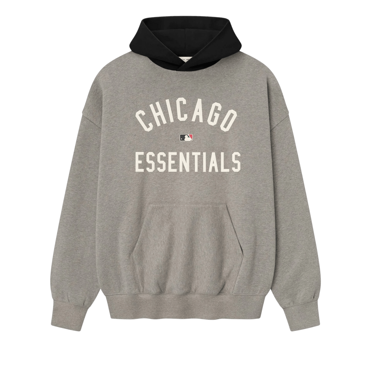 Fear of God Essentials White Sox Sport Hoodie Concrete Heather/Black - Im Your Wardrobe