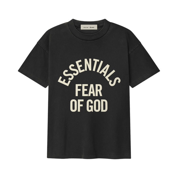 Fear of God Essentials Women's Campus Classic Short Sleeve Tee Faded Black (SS26) - Im Your Wardrobe
