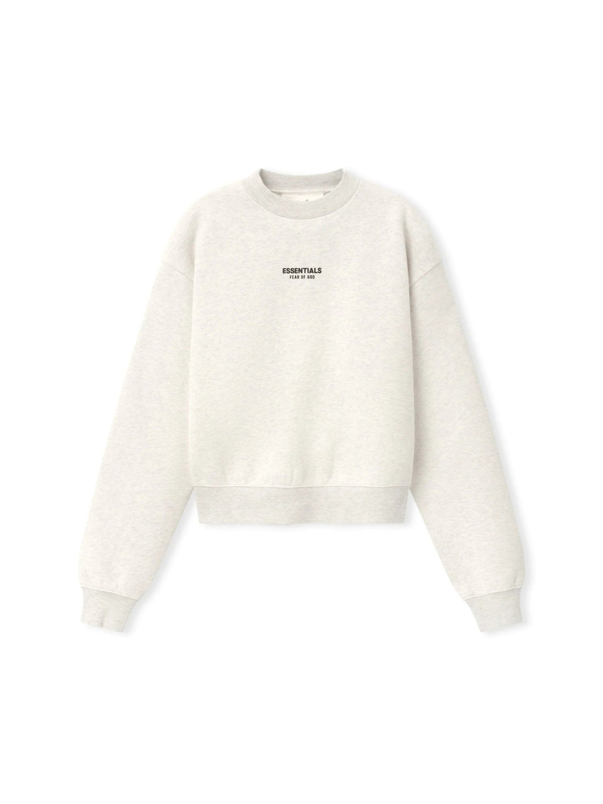 Fear of God Essentials Women's Classic Crewneck Sweatshirt Oatmeal Heather - Im Your Wardrobe