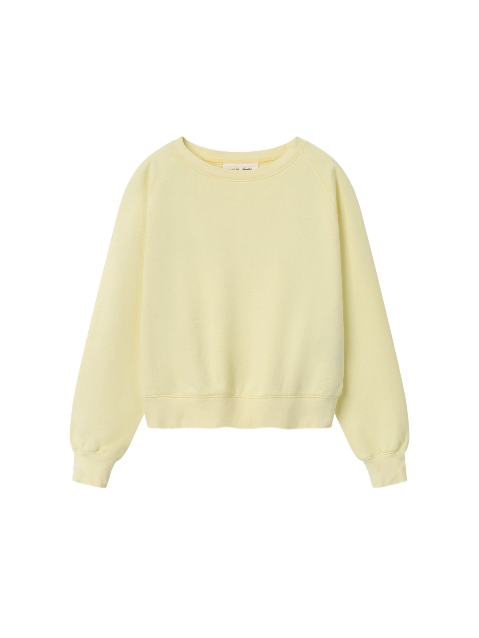 Fear of God Essentials Women's Classic Raglan Boatneck Washed Sulphur - Im Your Wardrobe