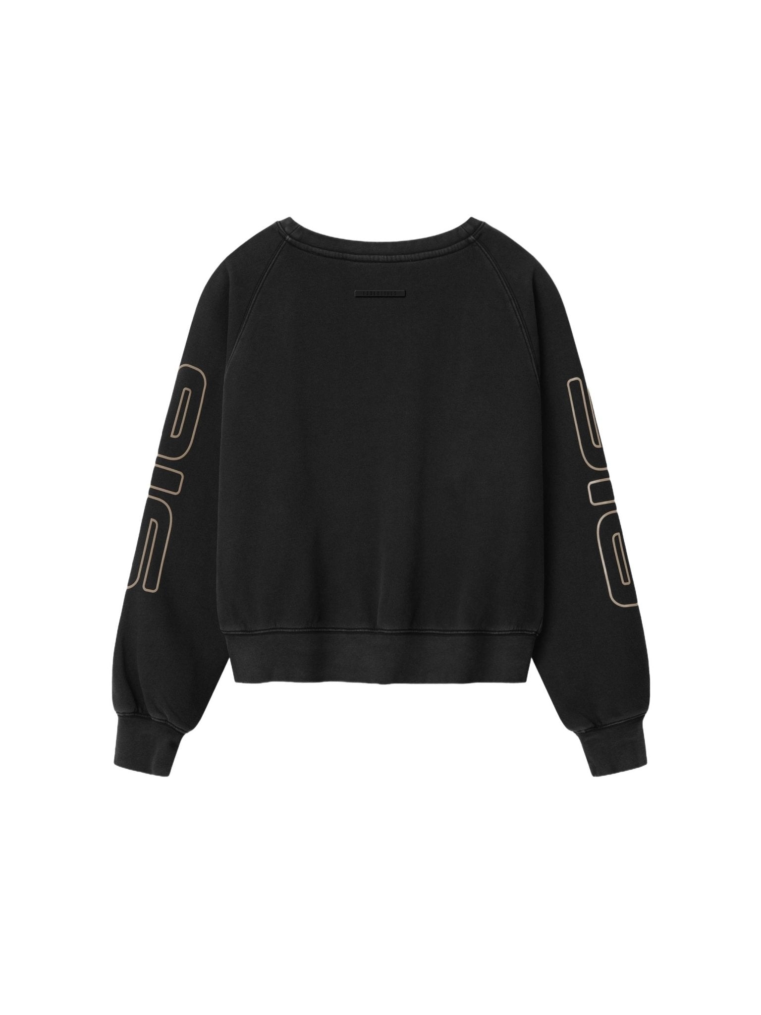 Fear of God Essentials Women's Classic Raglan Boatneck Washed Vintage Black - Im Your Wardrobe