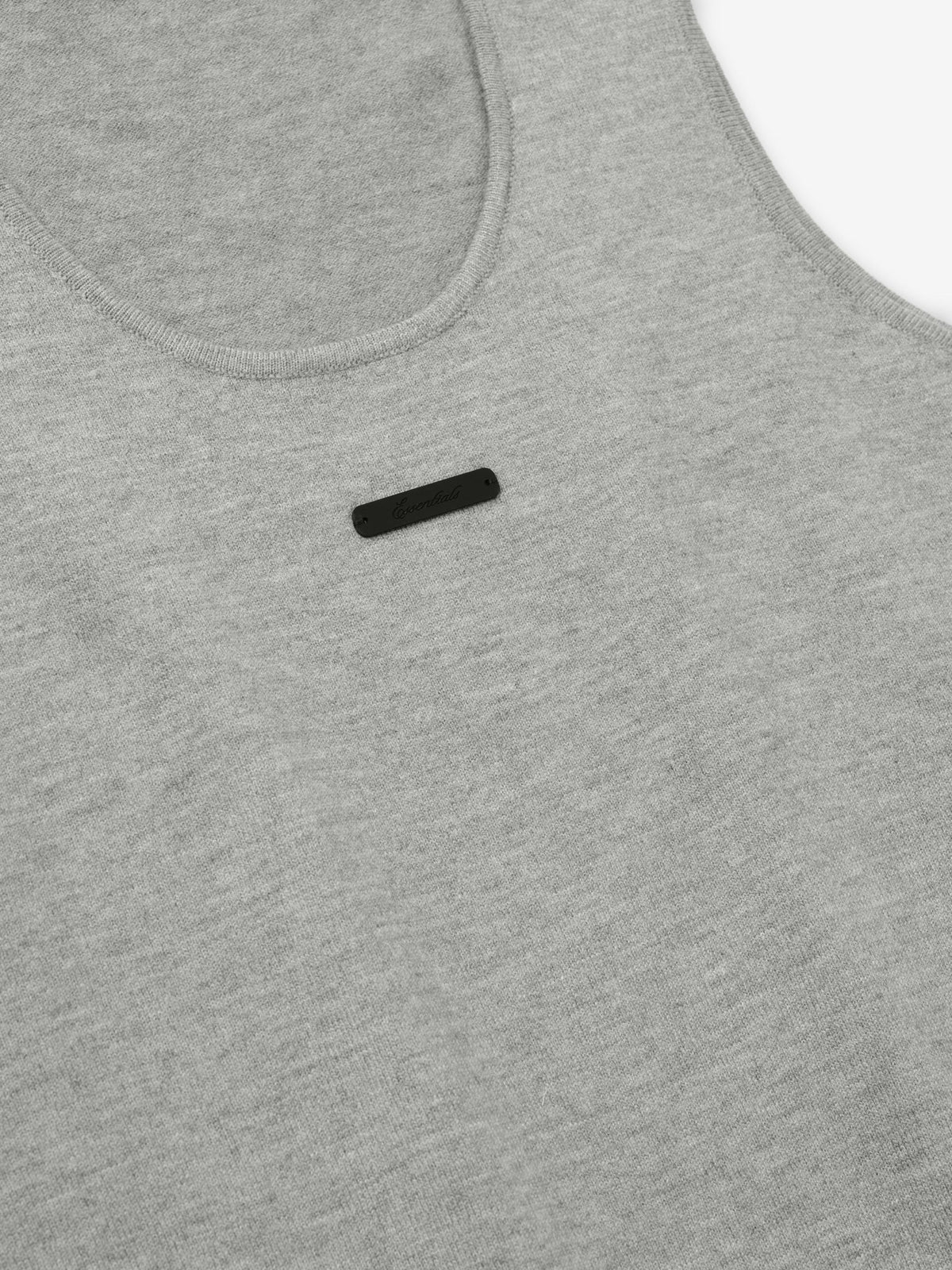 Fear of God Essentials Women's Classic Rib Knit Tank Concrete Heather - Im Your Wardrobe