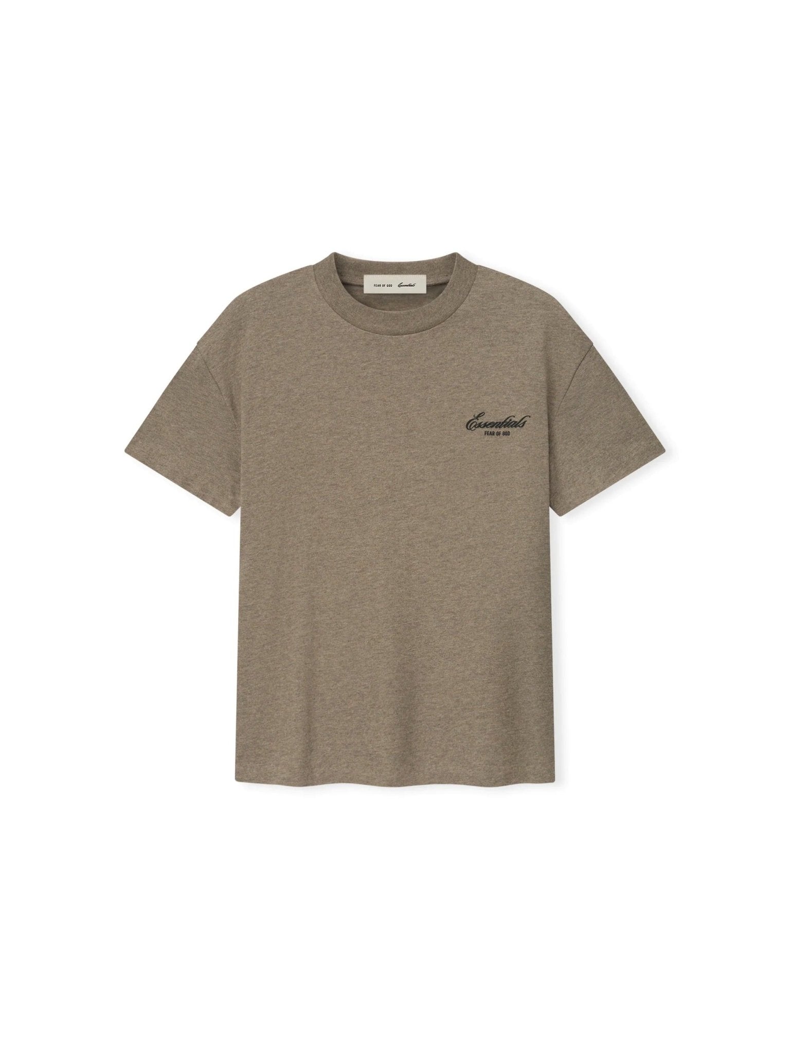 Fear of God Essentials Women's Classic Short Sleeve Tee Homestead Heather - Im Your Wardrobe