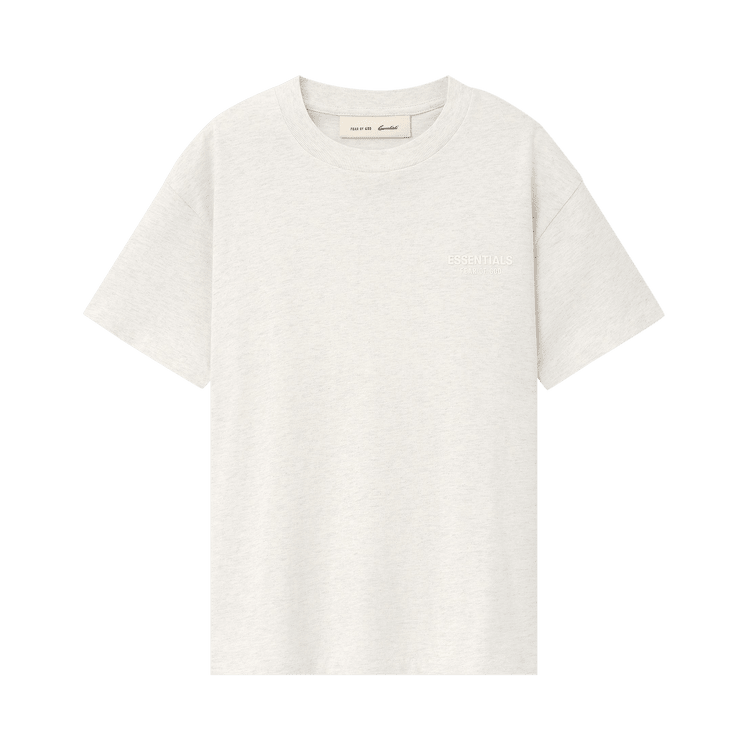 Fear of God Essentials Women's Classic Short Sleeve Tee Oatmeal Heather (FW26) - Im Your Wardrobe