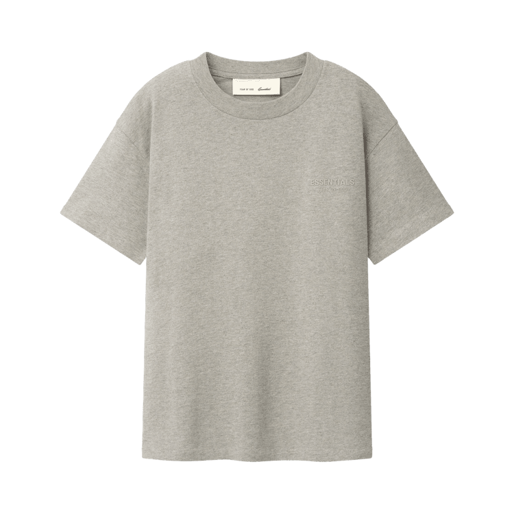 Fear of God Essentials Women's Classic Short Sleeve Tee Warm Heather (FW26) - Im Your Wardrobe