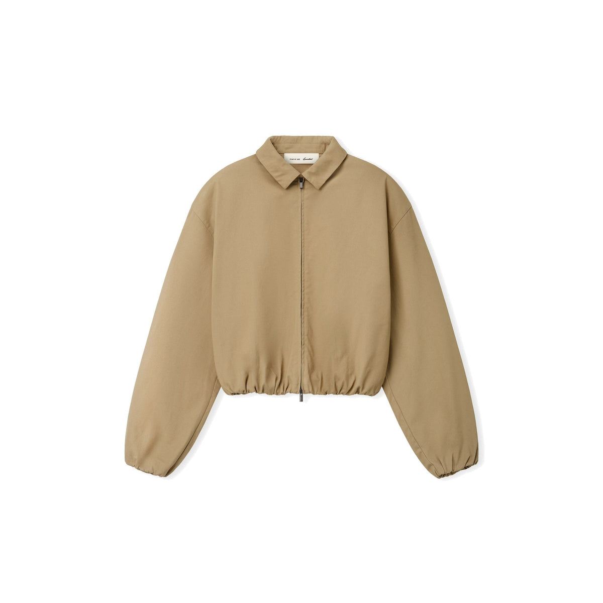 Fear of God Essentials Women's Cotton Twill Work Jacket Dune - Im Your Wardrobe