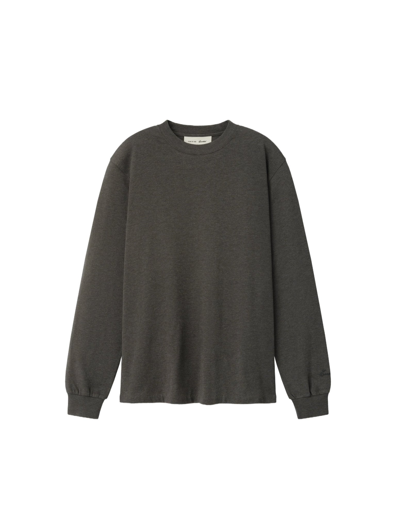 Fear of God Essentials Women's Essential Longsleeve Tee Ash Heather - Im Your Wardrobe