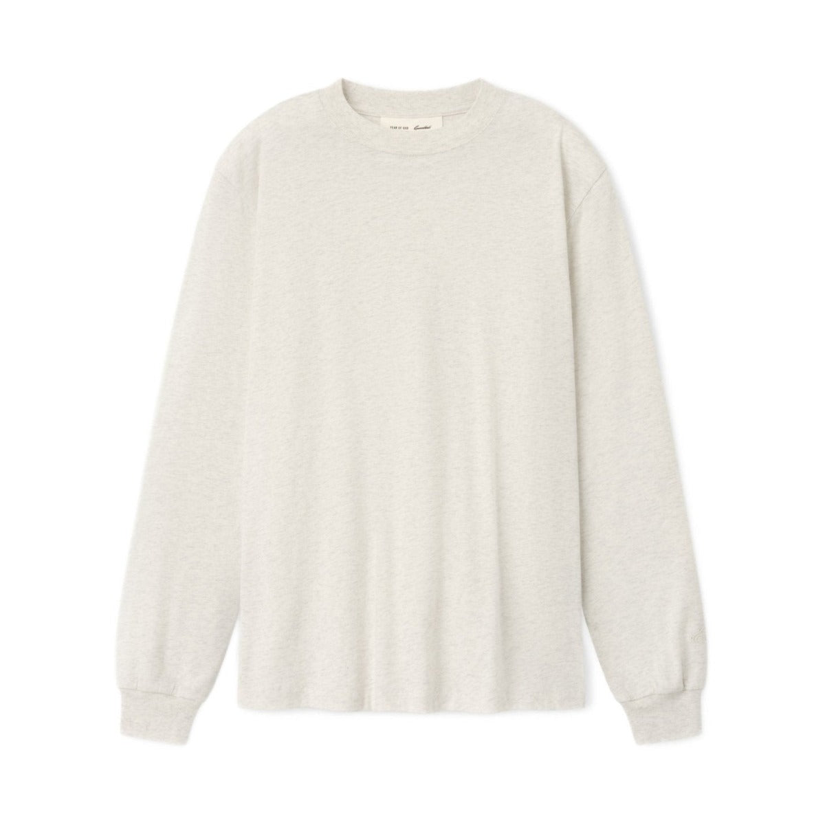 Fear of God Essentials Women's Essential Longsleeve Tee Marble Heather - Im Your Wardrobe