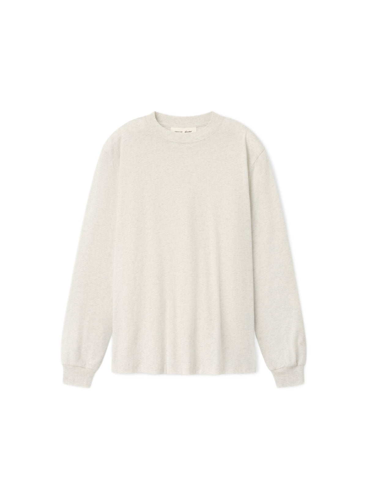 Fear of God Essentials Women's Essential Longsleeve Tee Marble Heather - Im Your Wardrobe