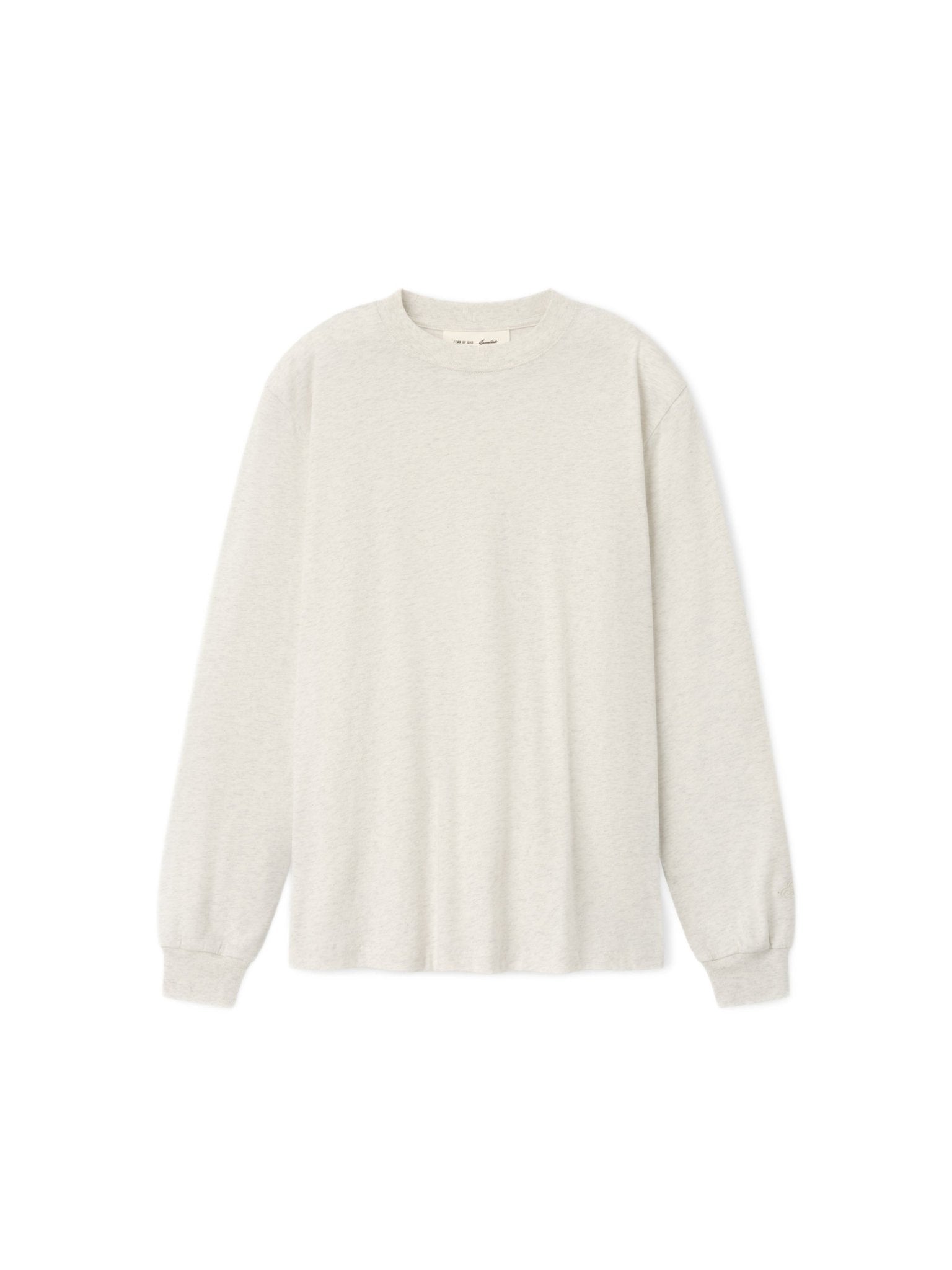 Fear of God Essentials Women's Essential Longsleeve Tee Marble Heather - Im Your Wardrobe