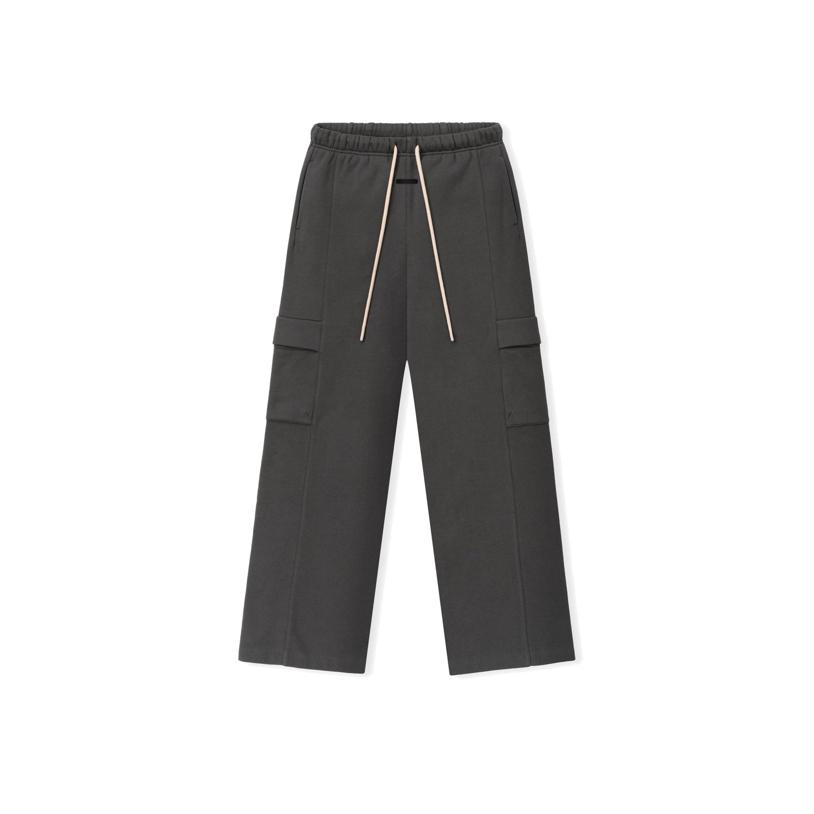 Fear of God Essentials Women's Fleece Cargo Relaxed Sweatpant Iron Grey - Im Your Wardrobe