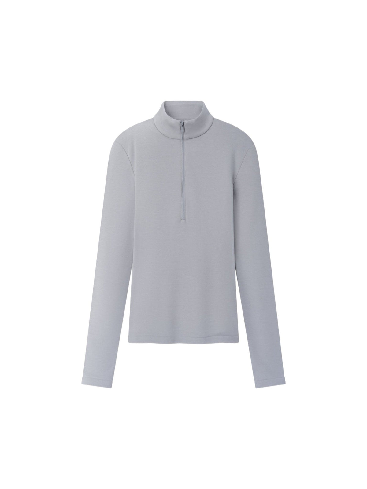 Fear of God Essentials Women's Half Zip Mockneck Smoke - Im Your Wardrobe