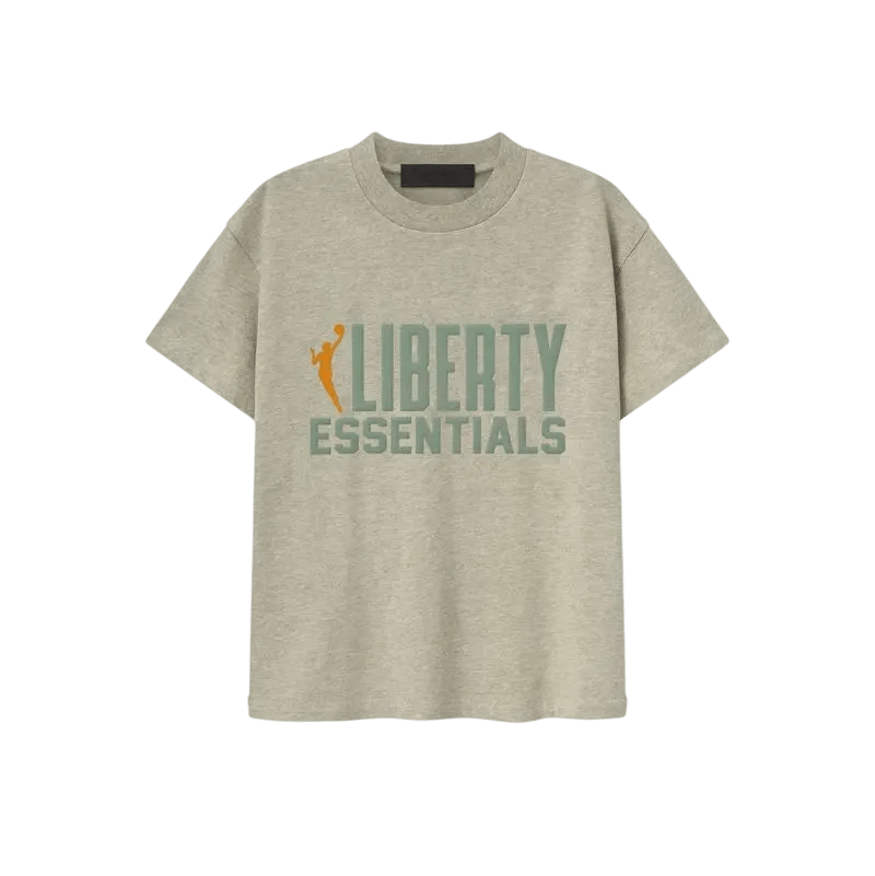 Fear of God Essentials Women's Liberty Classic Tee Heather Stone - Im Your Wardrobe
