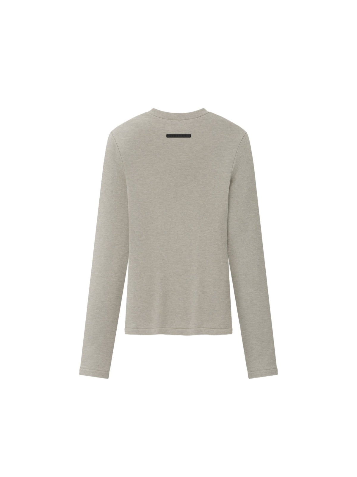 Fear of God Essentials Women's Longsleeve V-Neck Pyrite Heather - Im Your Wardrobe