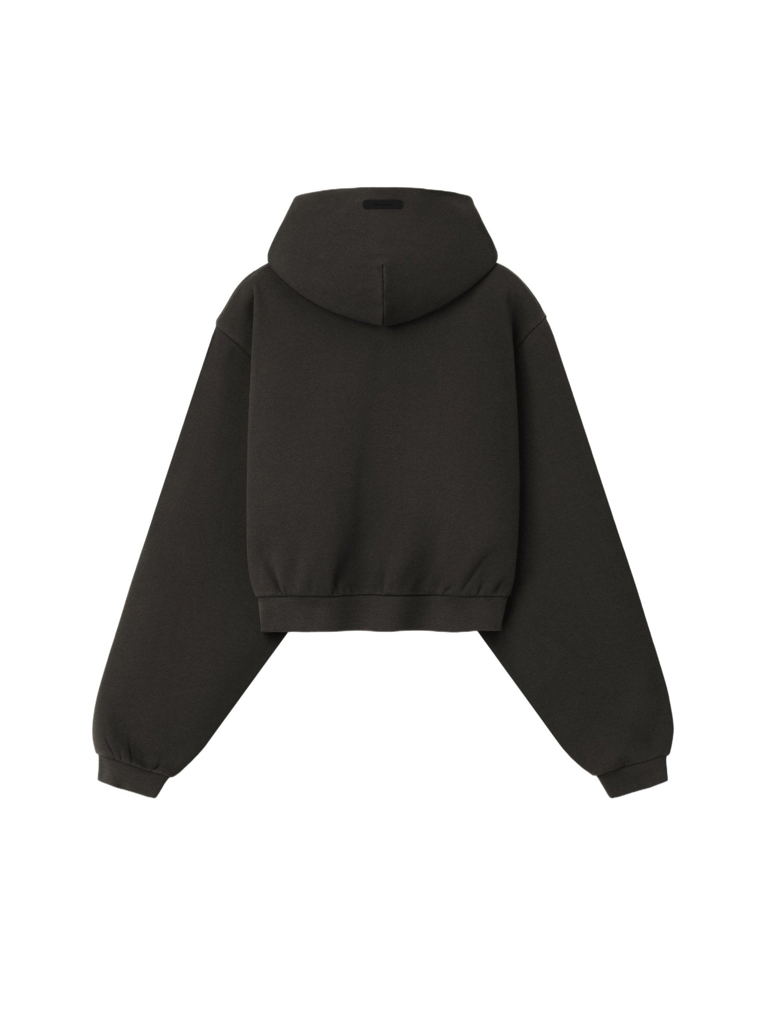 Fear of God Essentials Women's Modern Cropped Hoodie Ink Black - Im Your Wardrobe