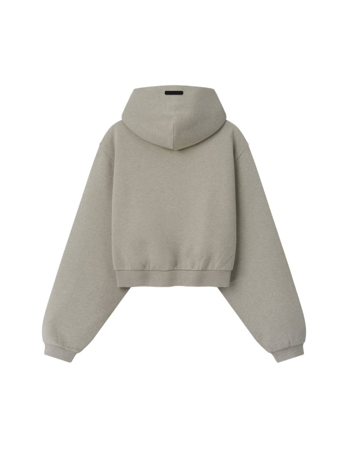 Fear of God Essentials Women's Modern Cropped Hoodie Pyrite Heather - Im Your Wardrobe