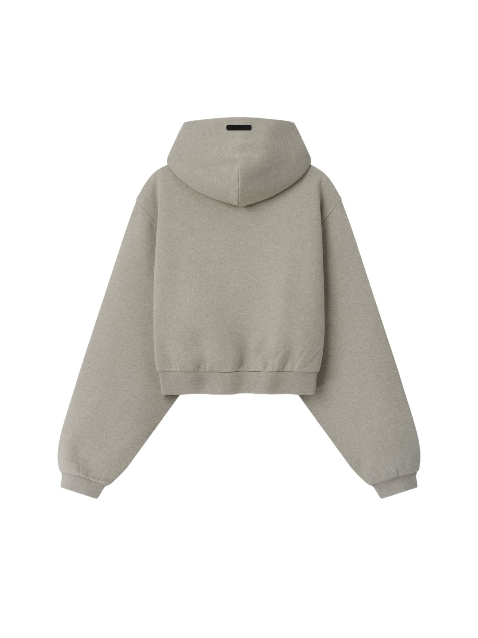Fear of God Essentials Women's Modern Cropped Hoodie Pyrite Heather - Im Your Wardrobe