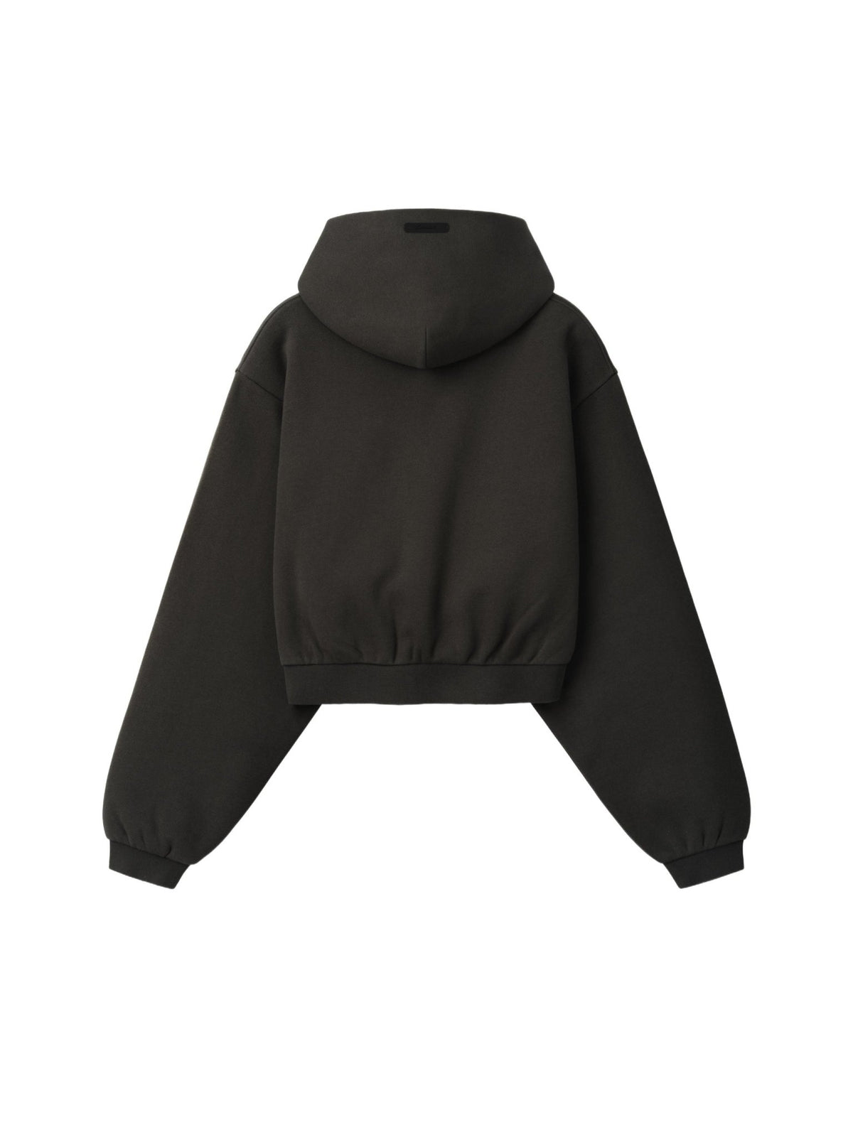 Fear of God Essentials Women's Modern Cropped Zip Hoodie Ink Black - Im Your Wardrobe