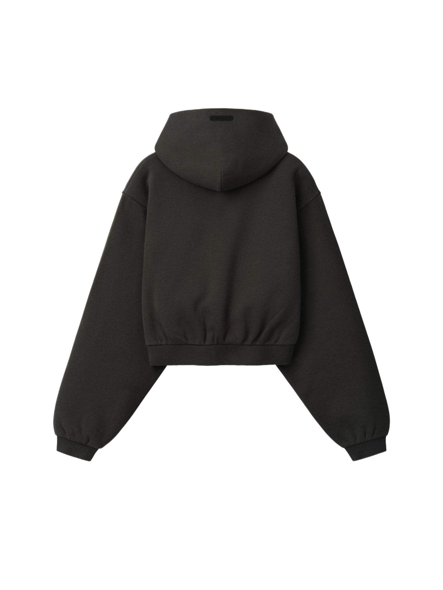 Fear of God Essentials Women's Modern Cropped Zip Hoodie Ink Black - Im Your Wardrobe