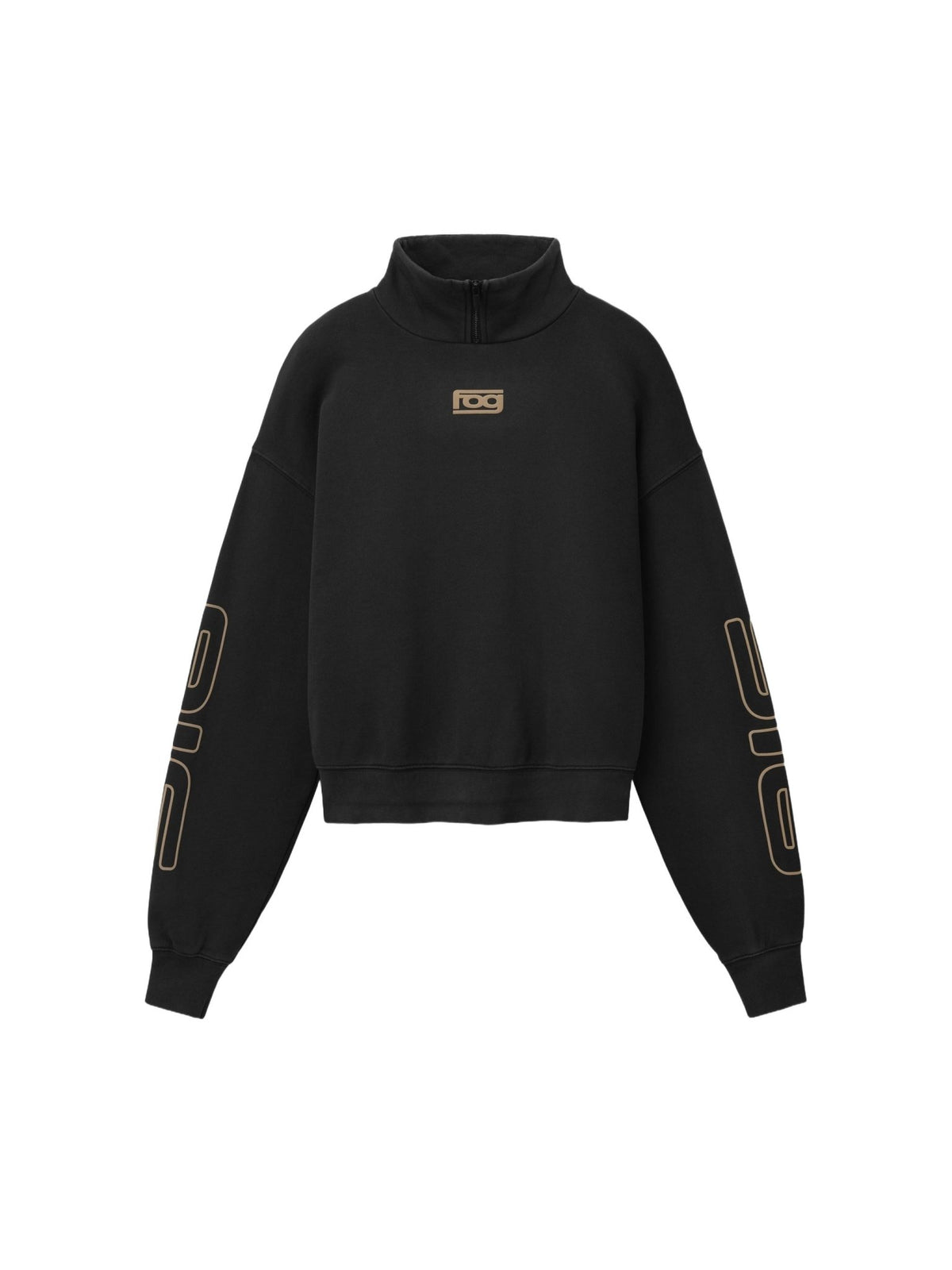 Fear of God Essentials Women's Modern Mockneck Washed Vintage Black - Im Your Wardrobe