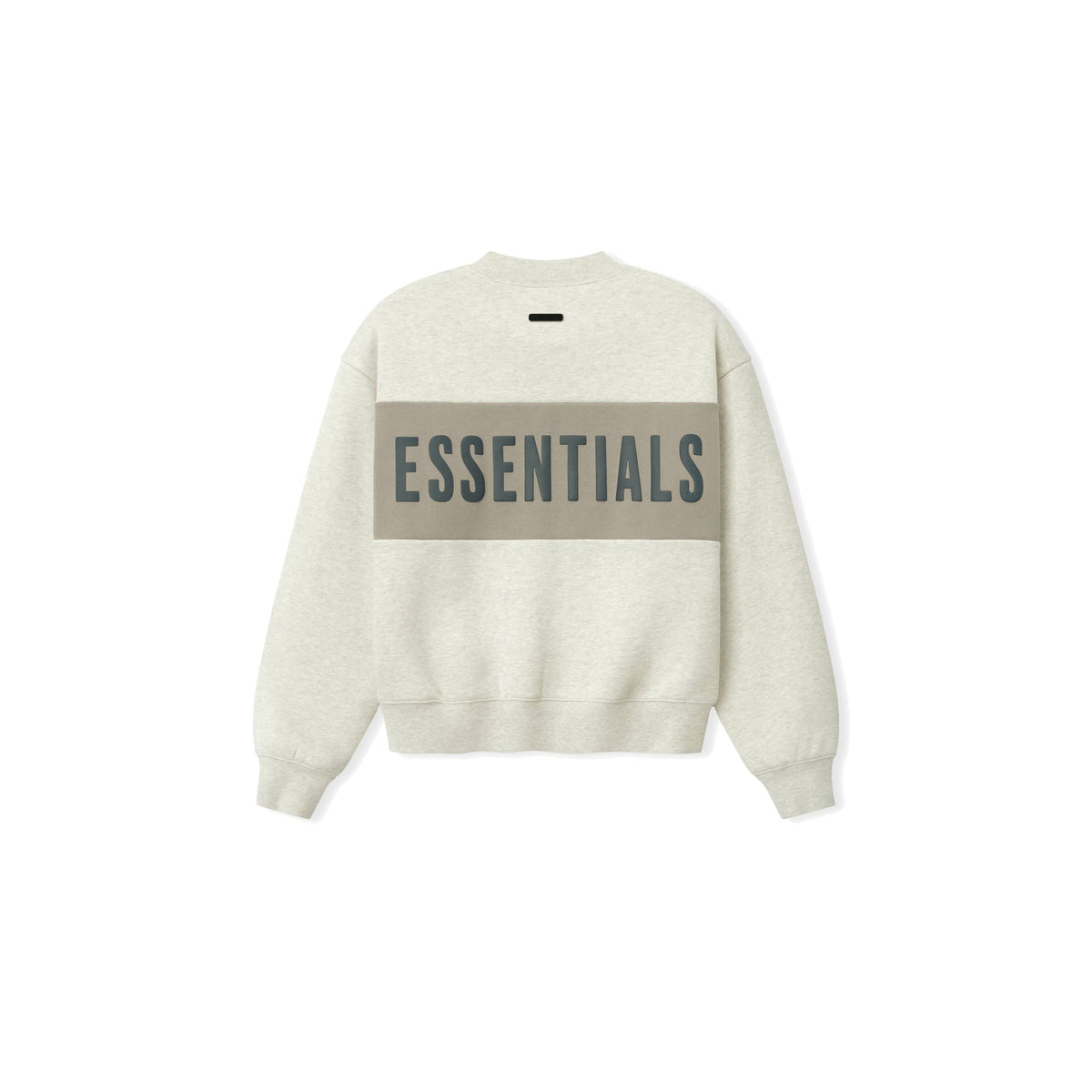 Fear of God Essentials Women's Paneled Classic Sweatshirt Vanilla Heather - Im Your Wardrobe