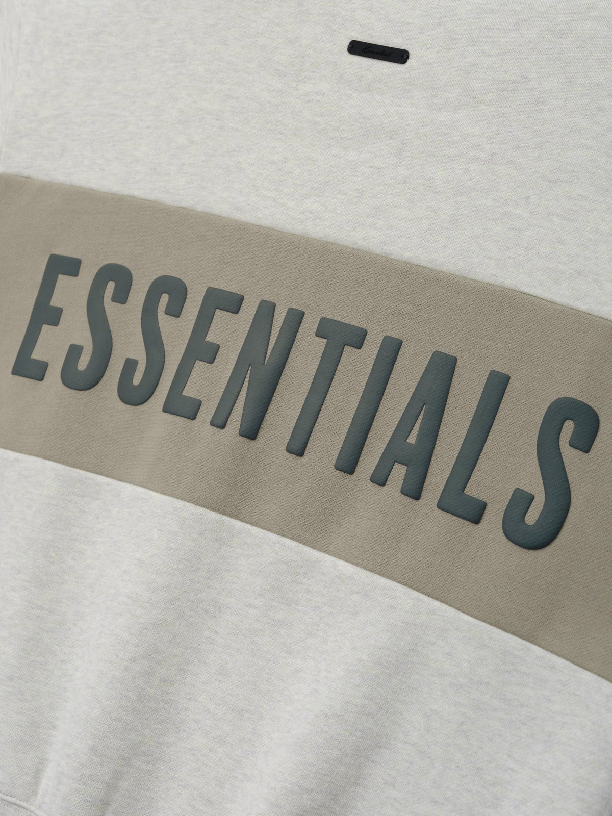 Fear of God Essentials Women's Paneled Classic Sweatshirt Vanilla Heather - Im Your Wardrobe