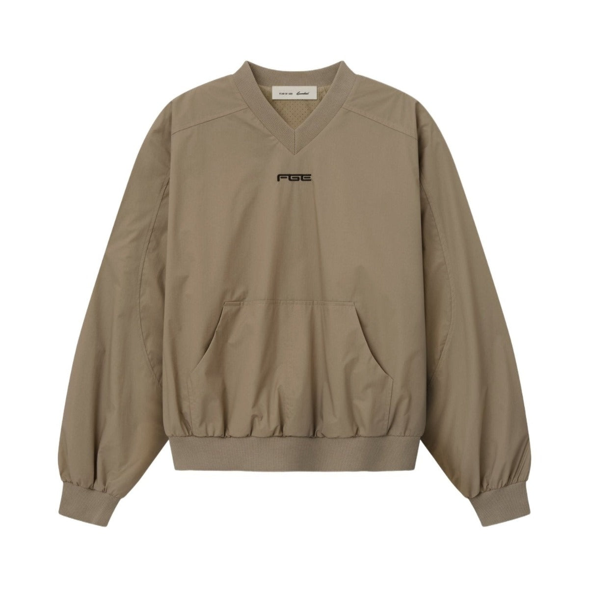 Fear of God Essentials Women's Pullover Track Jacket Clay - Im Your Wardrobe