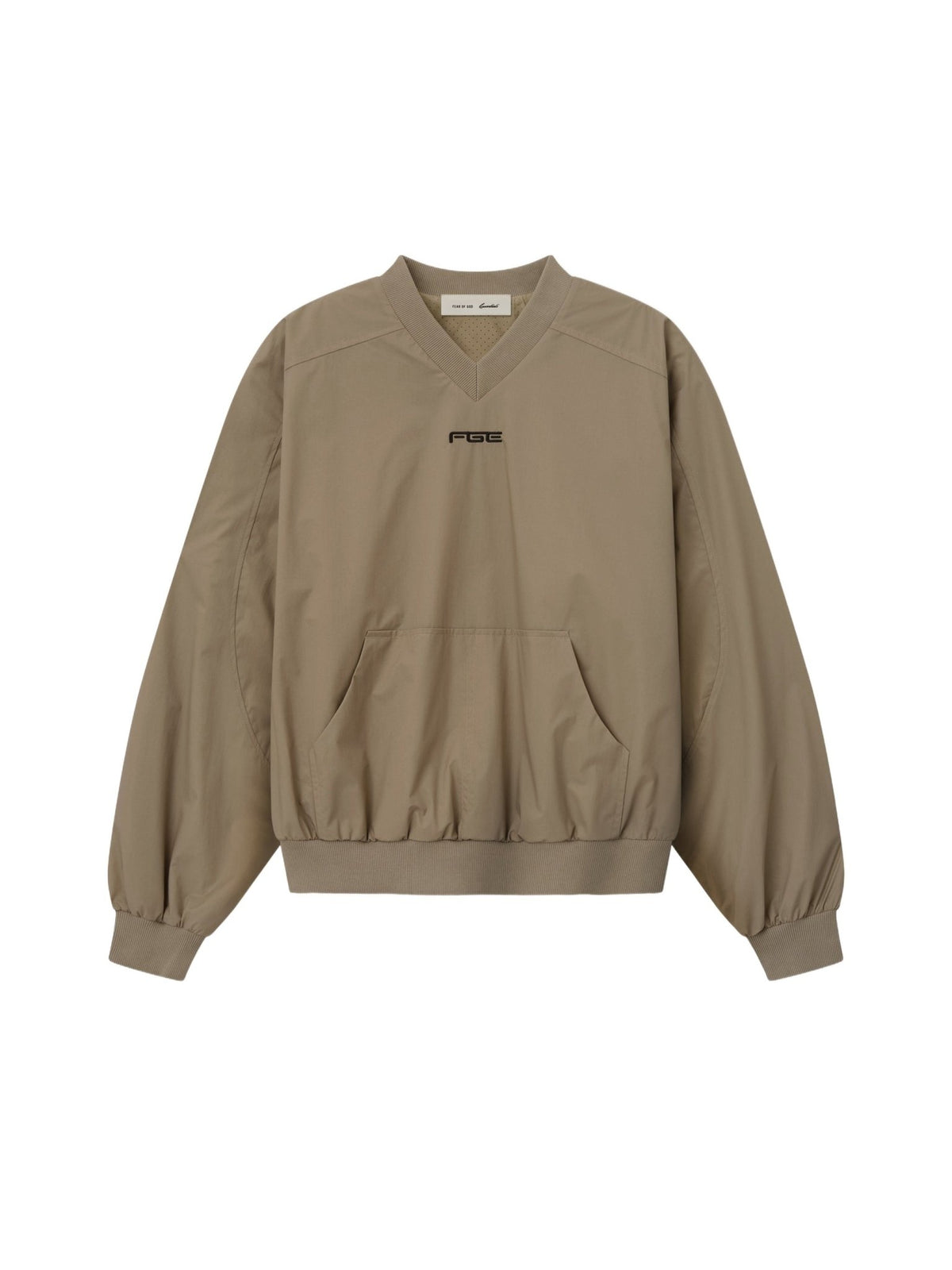 Fear of God Essentials Women's Pullover Track Jacket Clay - Im Your Wardrobe