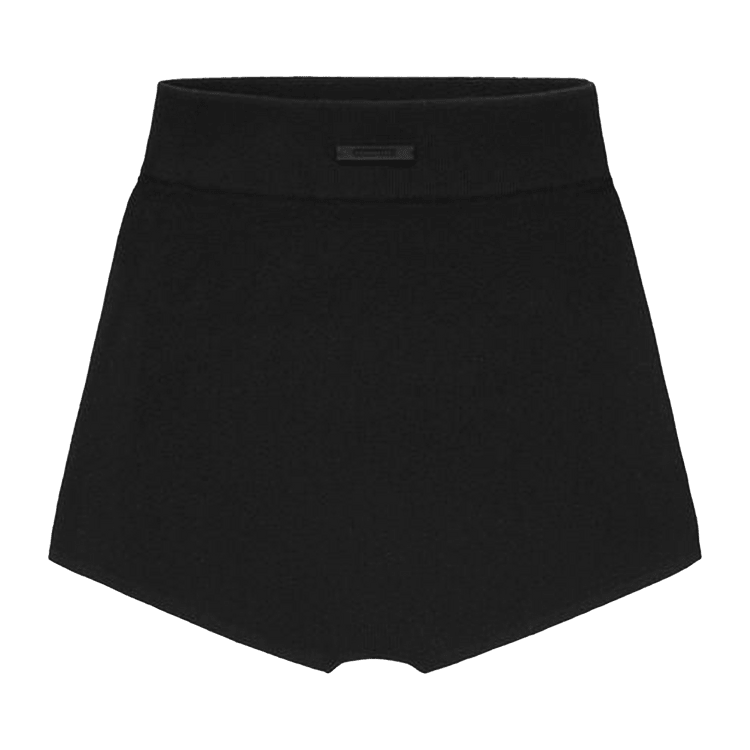 Fear of God Essentials Women's Rib Boy Short Vintage Black (FW25) - Im Your Wardrobe