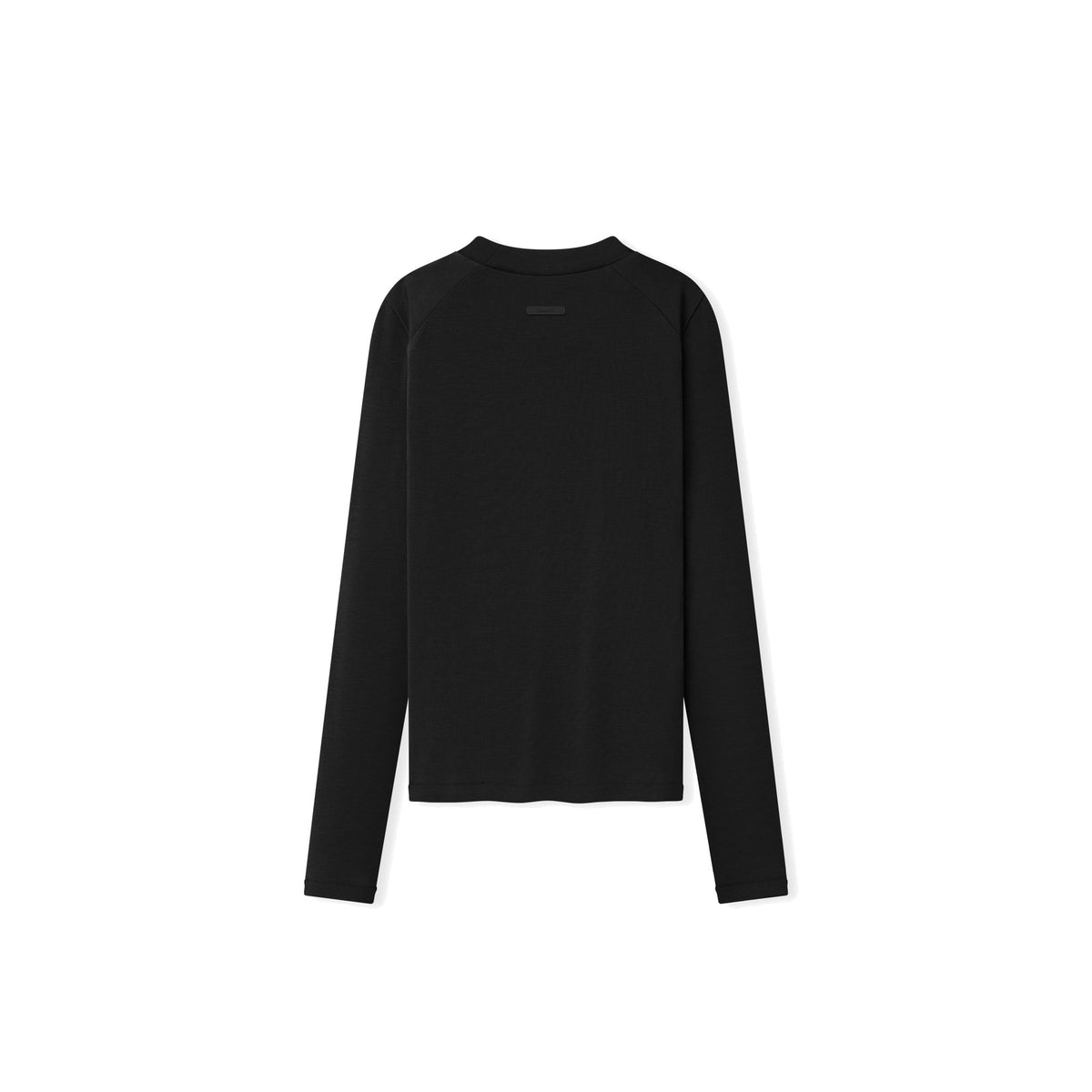 Fear of God Essentials Women's Rib Fitted Long Sleeve Tee Vintage Black - Im Your Wardrobe