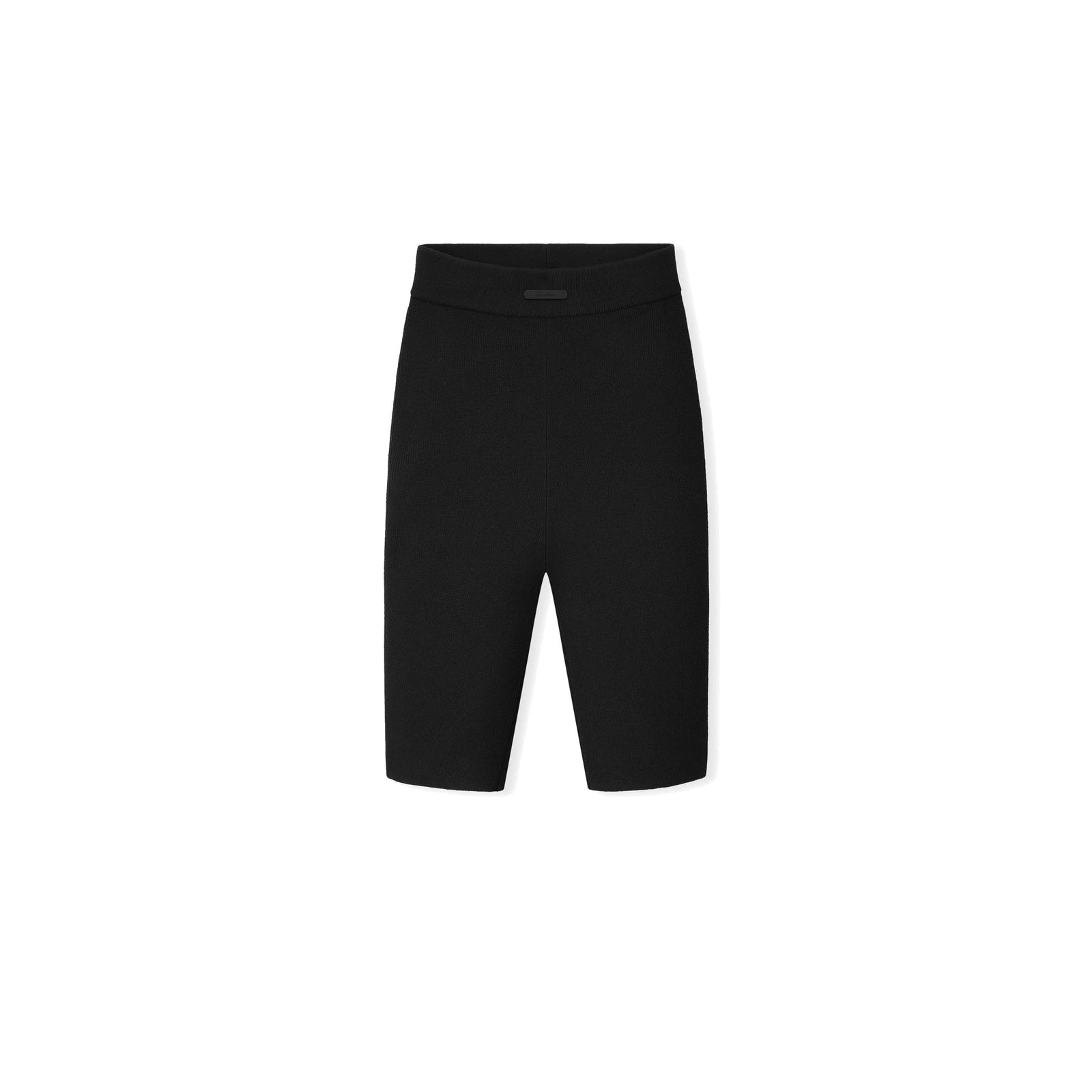 Fear of God Essentials Women's Rib Knit Bike Short Vintage Black - Im Your Wardrobe