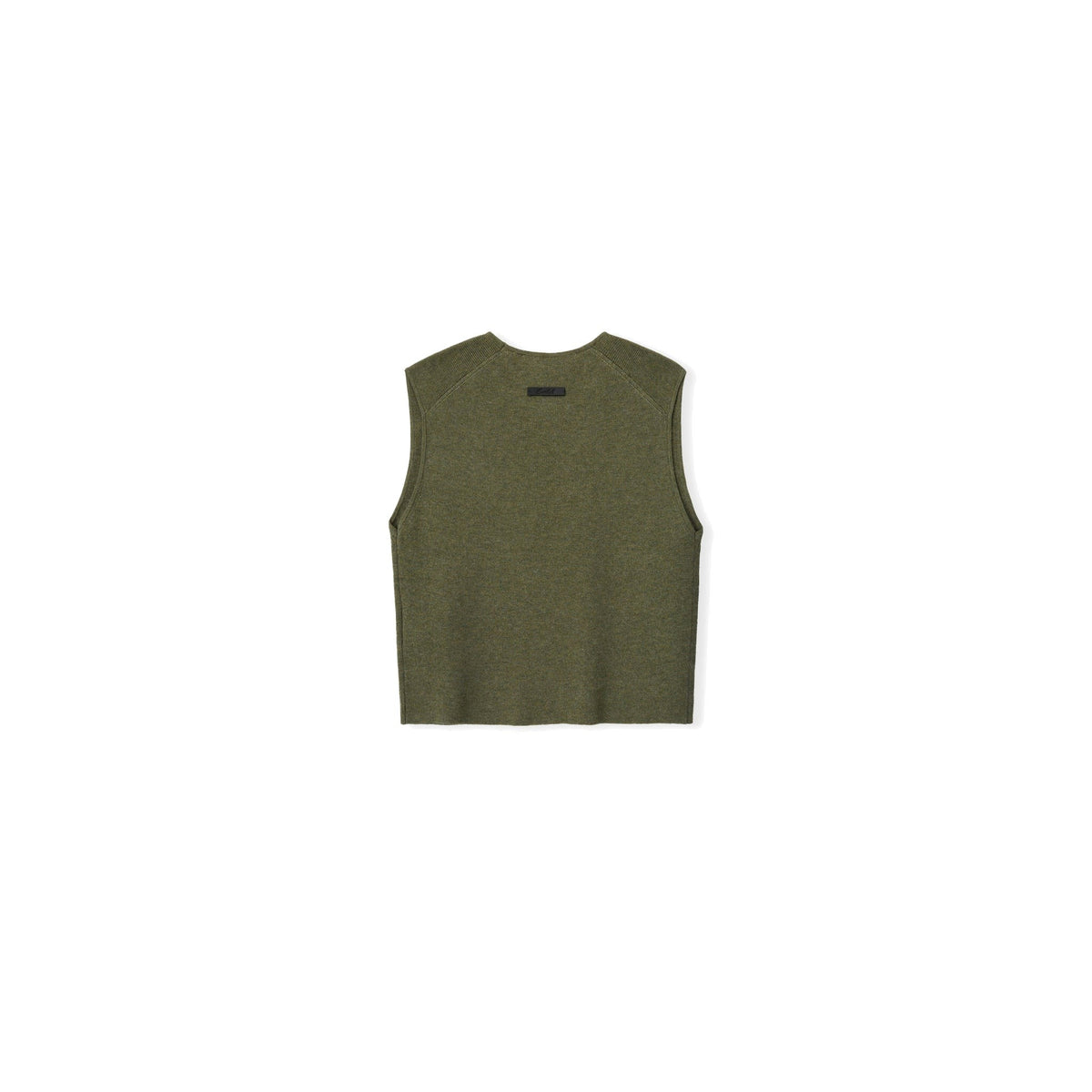 Fear of God Essentials Women's Rib Knit Crop Top Moss - Im Your Wardrobe