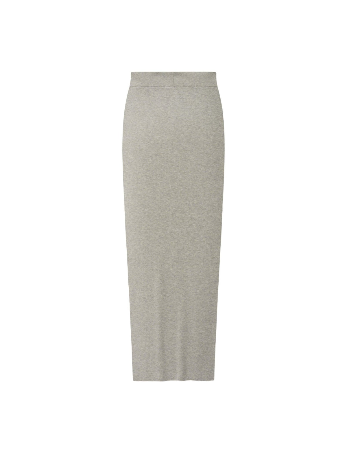 Fear of God Essentials Women's Rib Knit Long Skirt Pyrite Heather - Im Your Wardrobe