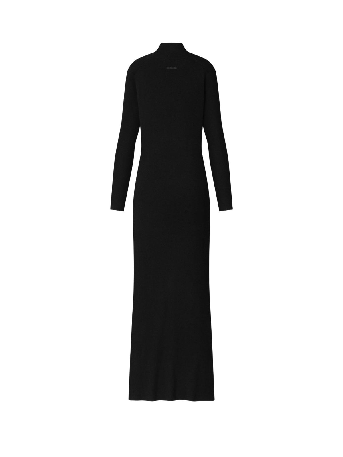 Fear of God Essentials Women's Rib Knit Long Sleeve Dress Vintage Black - Im Your Wardrobe