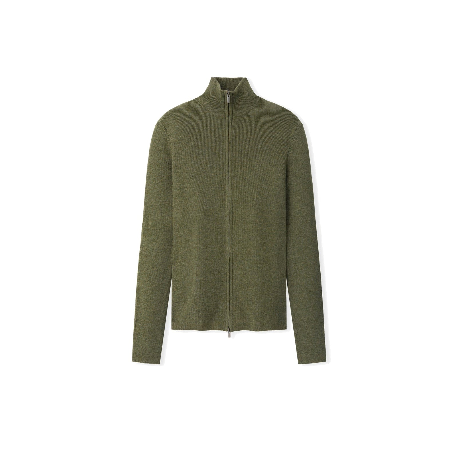 Fear of God Essentials Women's Rib Knit Zip Up Jacket Moss - Im Your Wardrobe