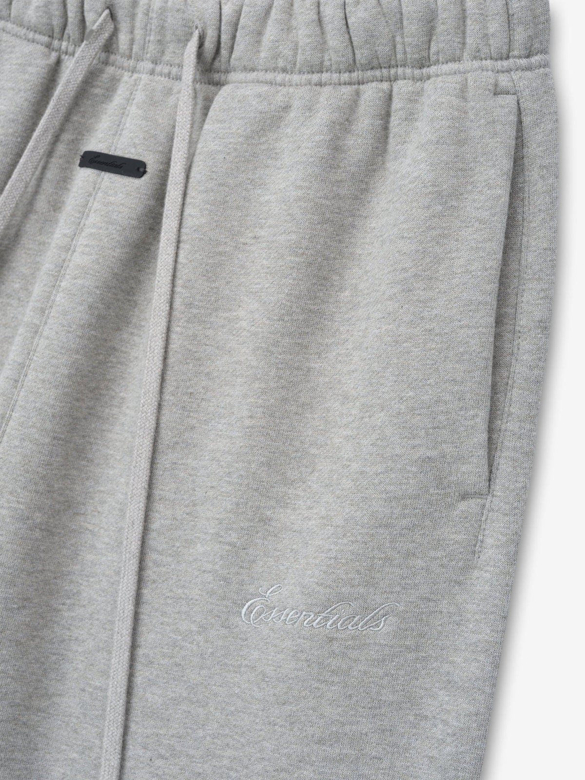 Fear of God Essentials Women's Signature SS26 Classic Flare Sweatpant Concrete Heather - Im Your Wardrobe