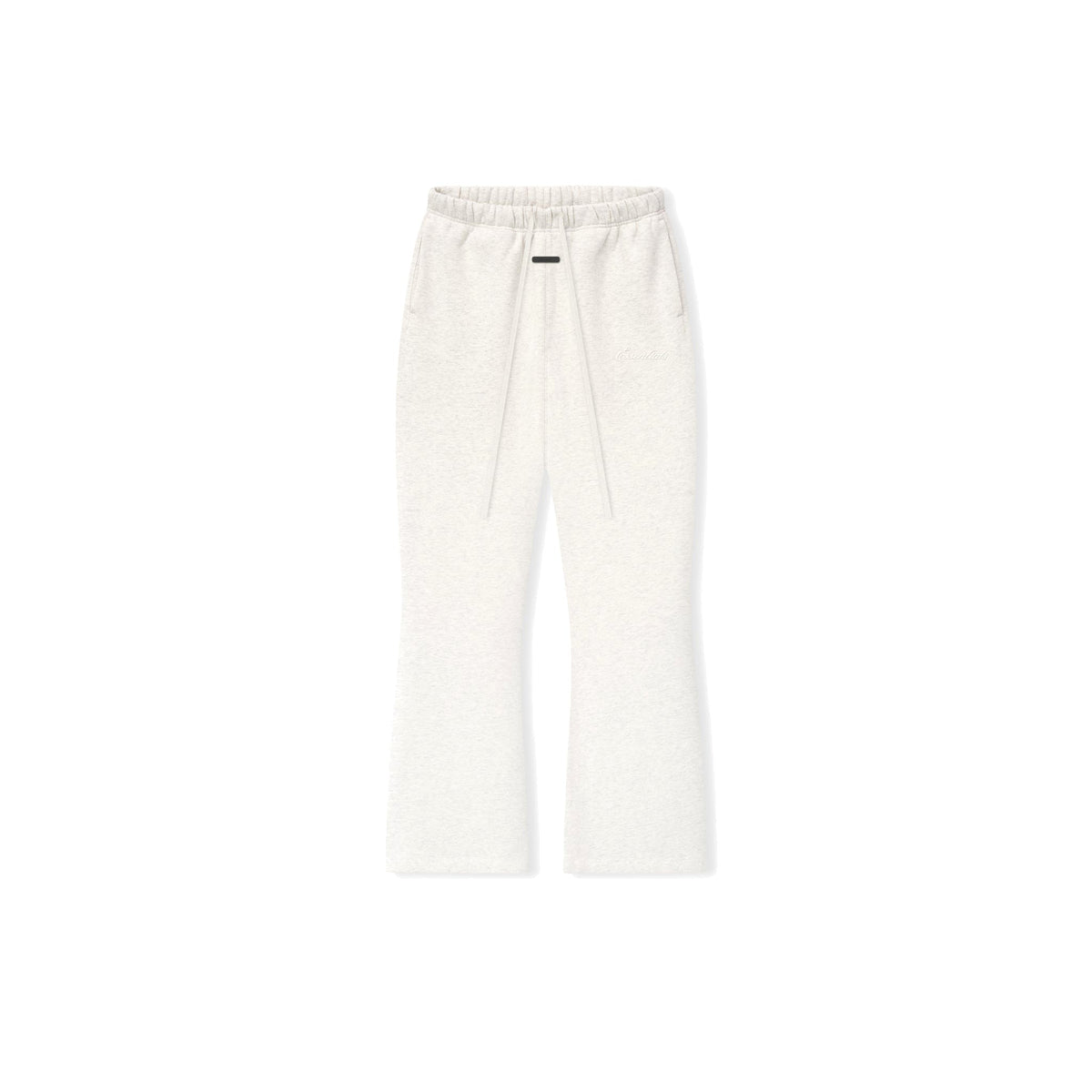 Fear of God Essentials Women's Signature SS26 Classic Flare Sweatpant Oatmeal Heather - Im Your Wardrobe
