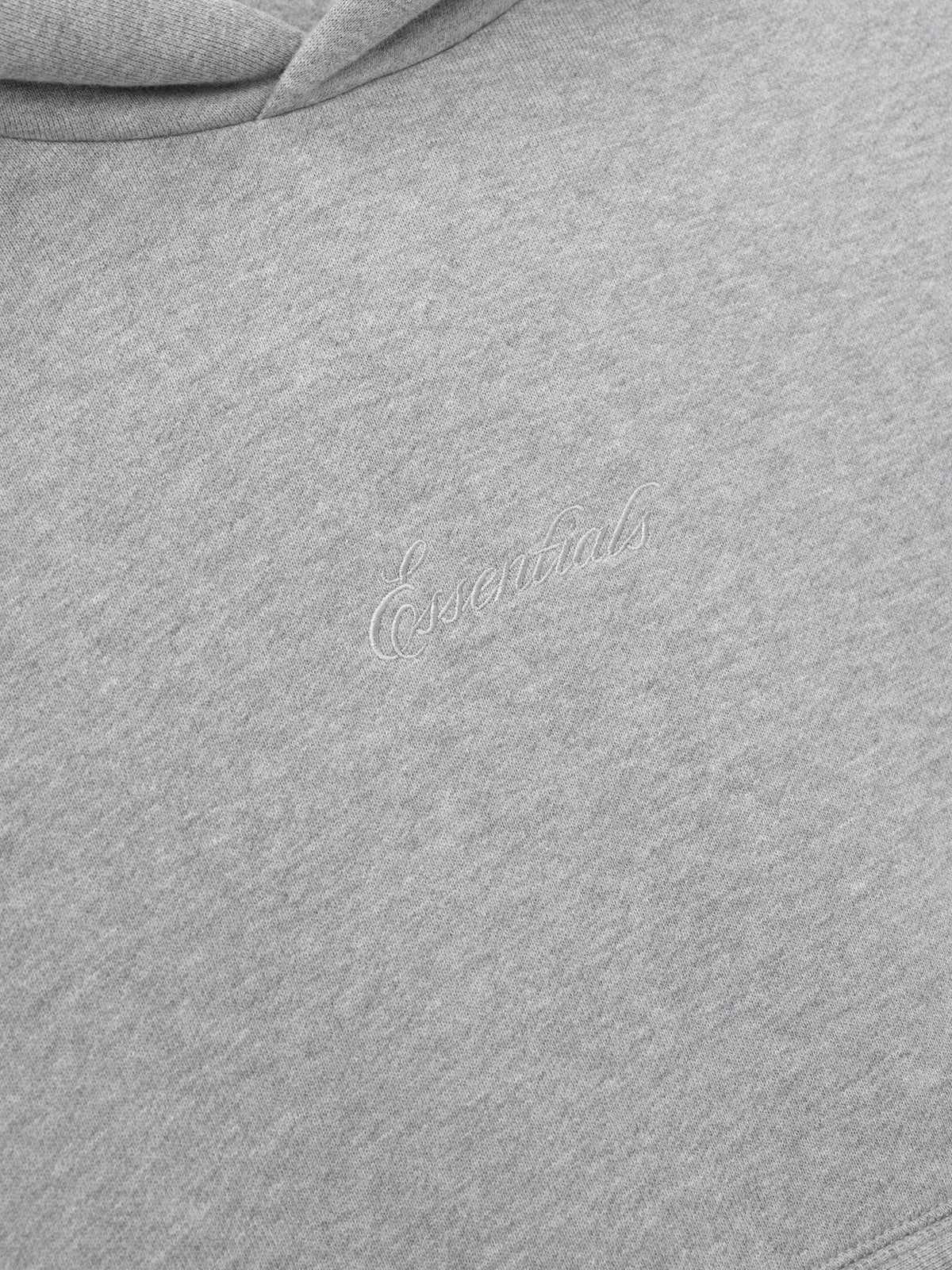 Fear of God Essentials Women's Signature SS26 Classic Hoodie Concrete Heather - Im Your Wardrobe
