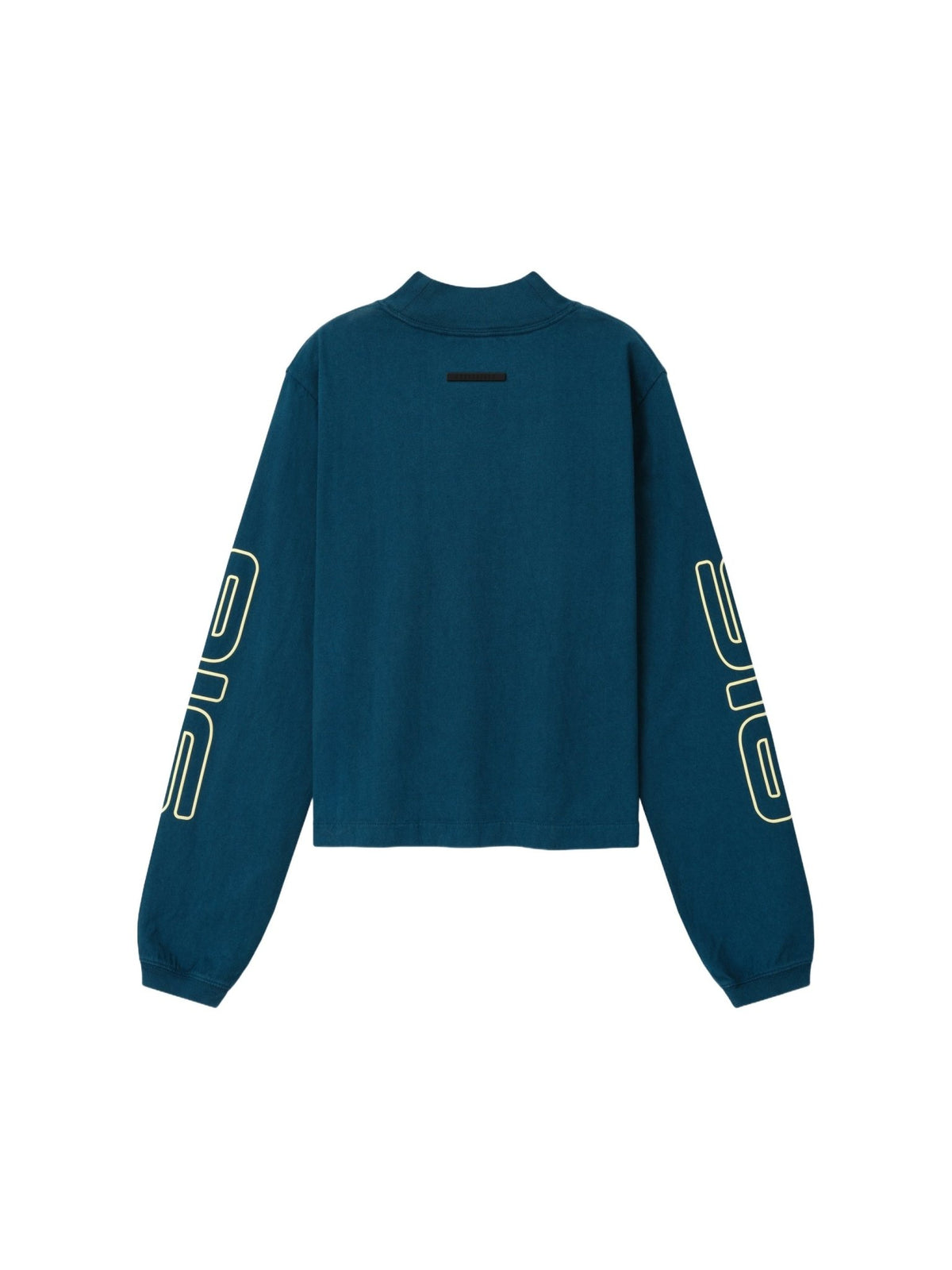 Fear of God Essentials Women's Slim Mock Neck Longsleeve Tee Washed Night Sea - Im Your Wardrobe