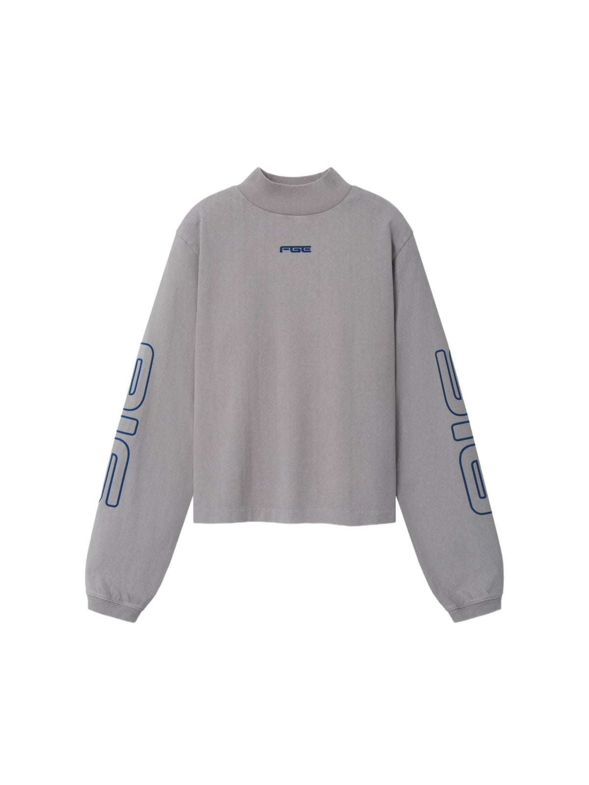 Fear of God Essentials Women's Slim Mock Neck Longsleeve Tee Washed Smoke - Im Your Wardrobe