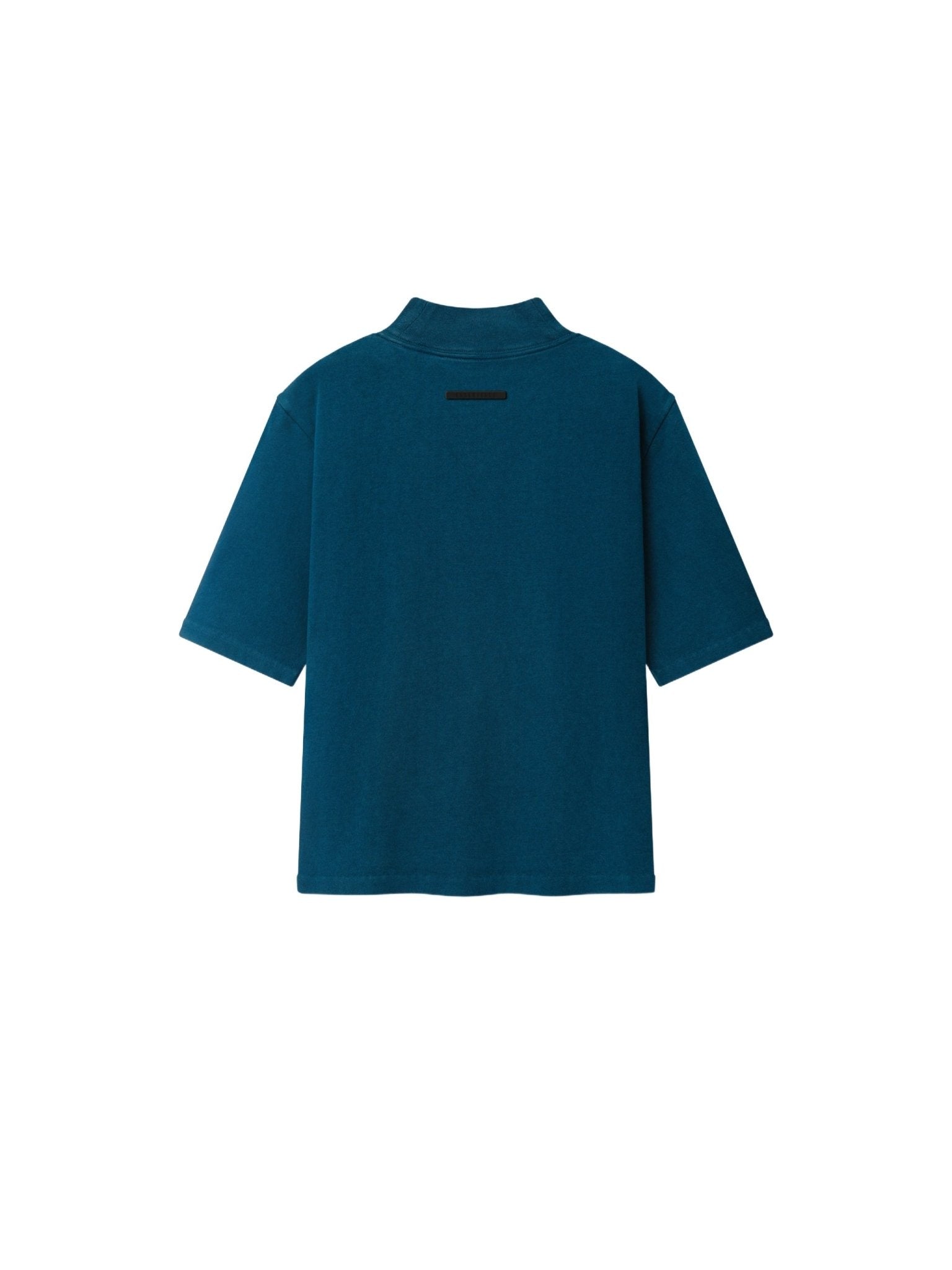 Fear of God Essentials Women's Slim Mockneck Tee Washed Night Sea - Im Your Wardrobe
