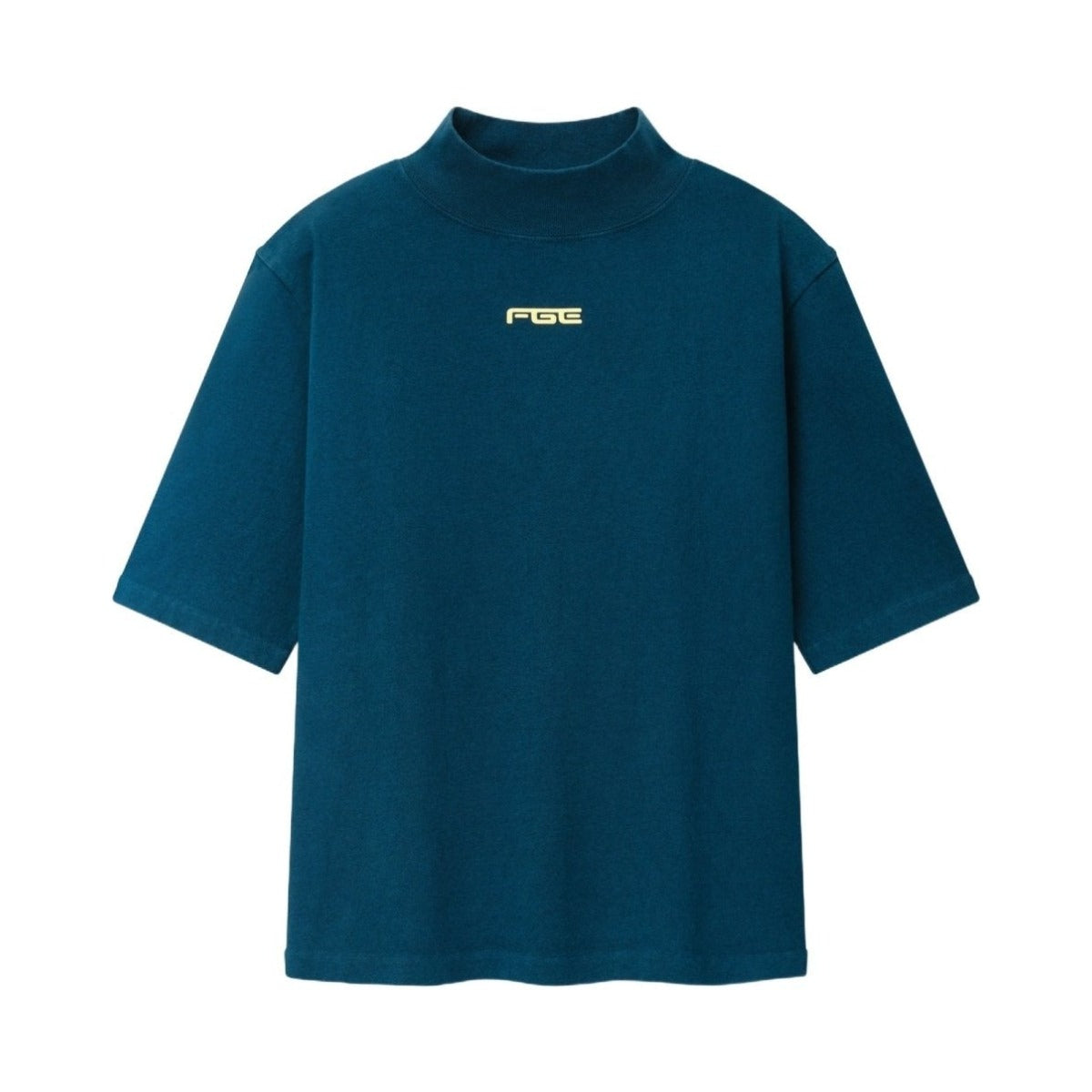 Fear of God Essentials Women's Slim Mockneck Tee Washed Night Sea - Im Your Wardrobe